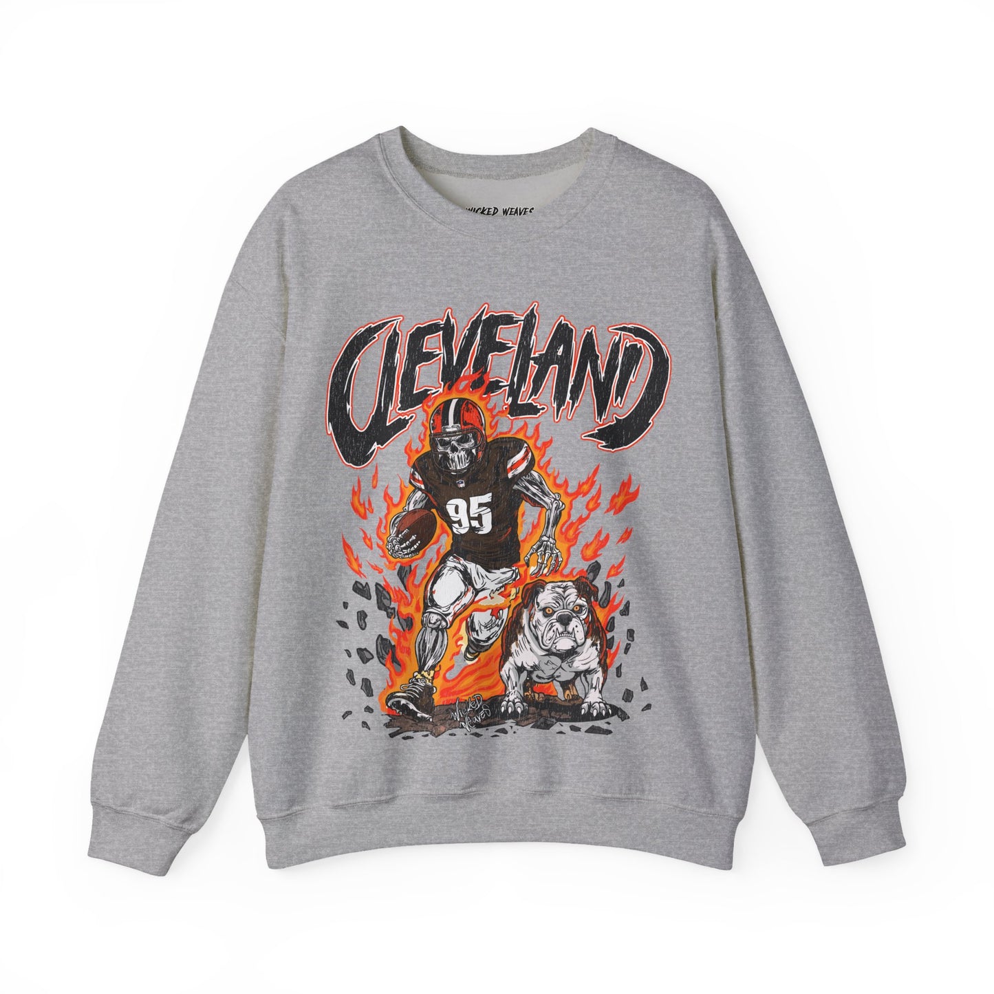 CLEVELAND FOOTBALL CREWNECK SWEATSHIRT