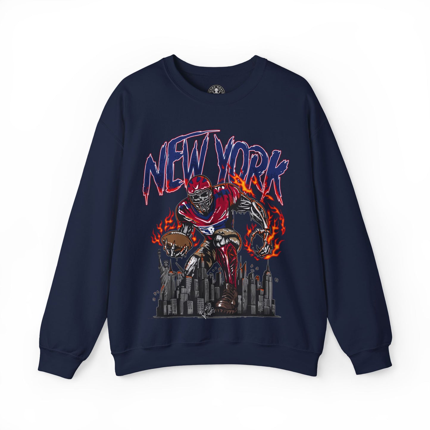 NEW YORK FOOTBALL CREWNECK SWEATSHIRT