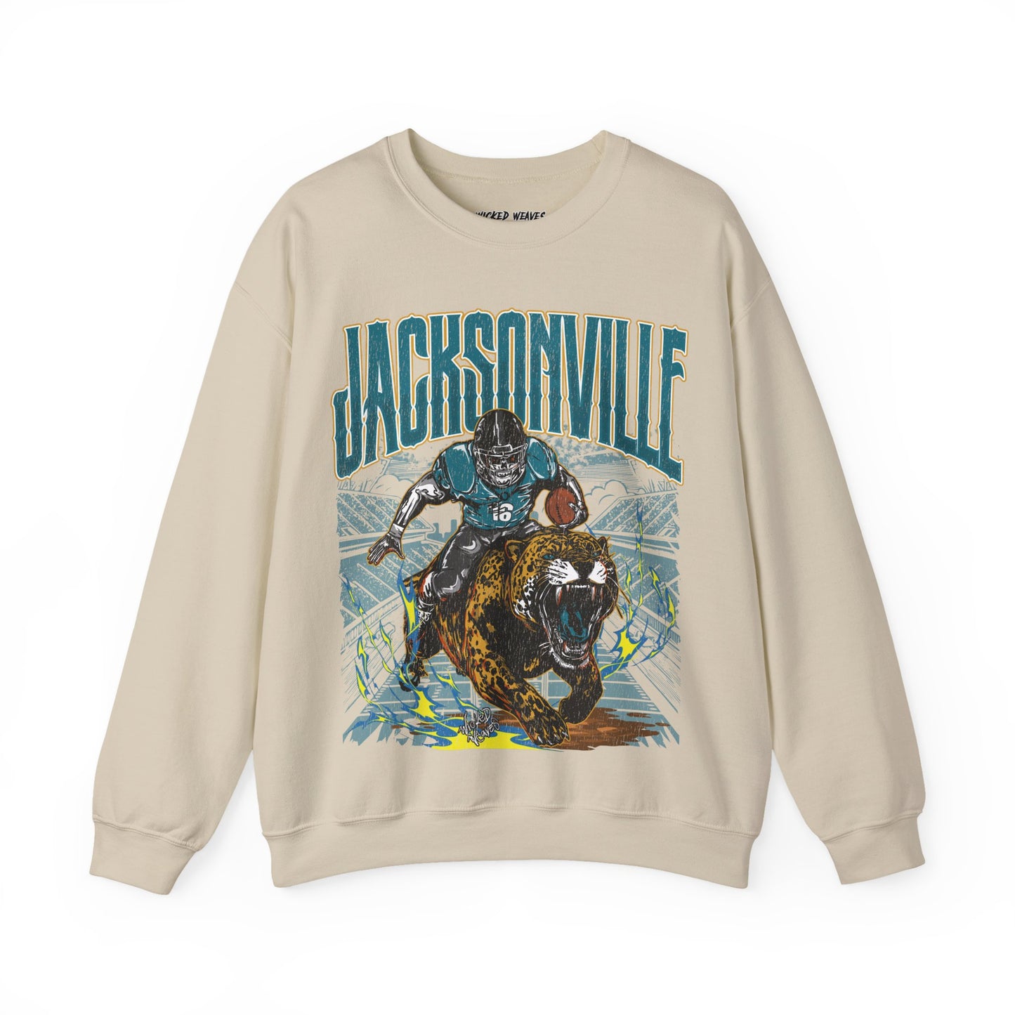 JACKSONVILLE FOOTBALL CREWNECK SWEATSHIRT