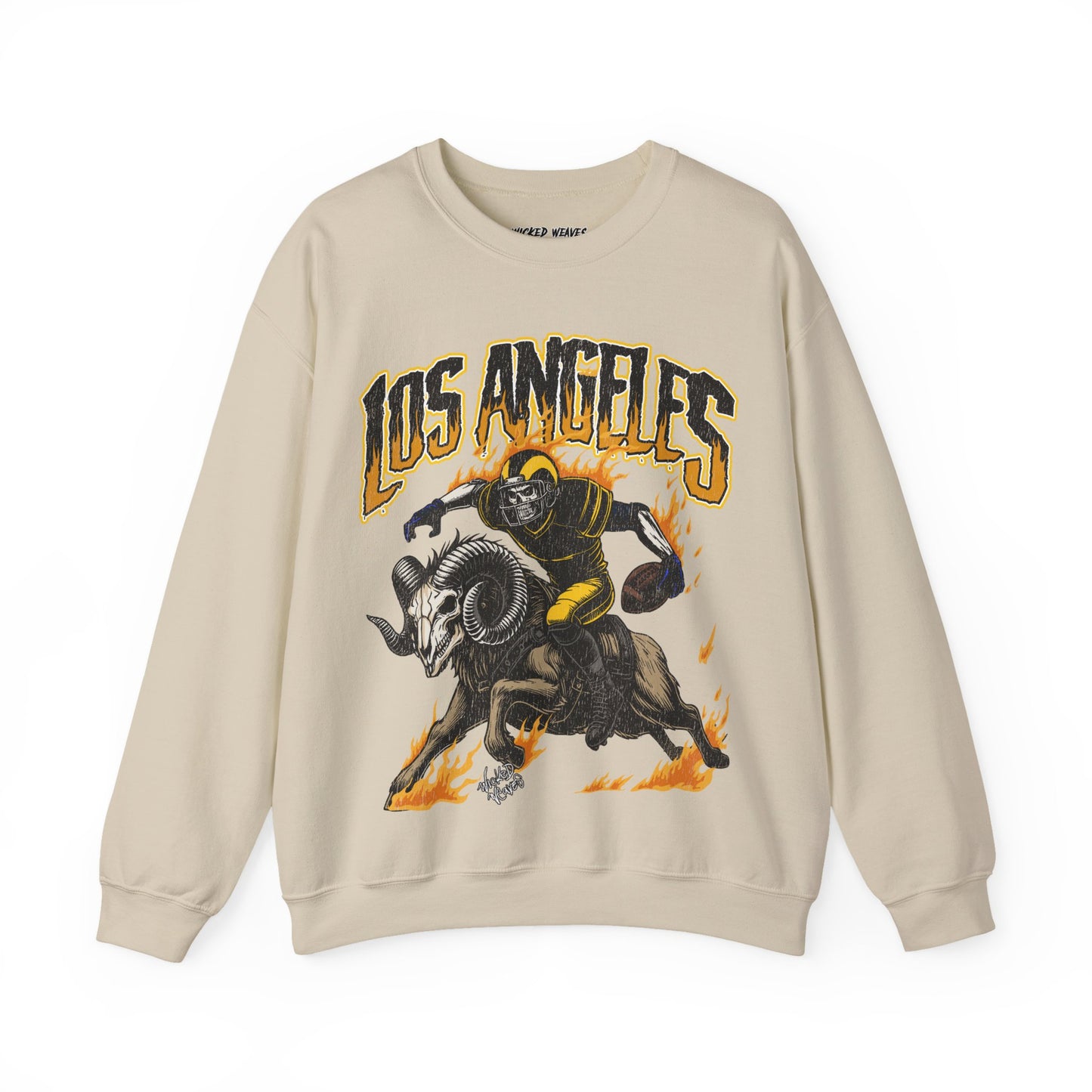 LOS ANGELES FOOTBALL CREWNECK SWEATSHIRT