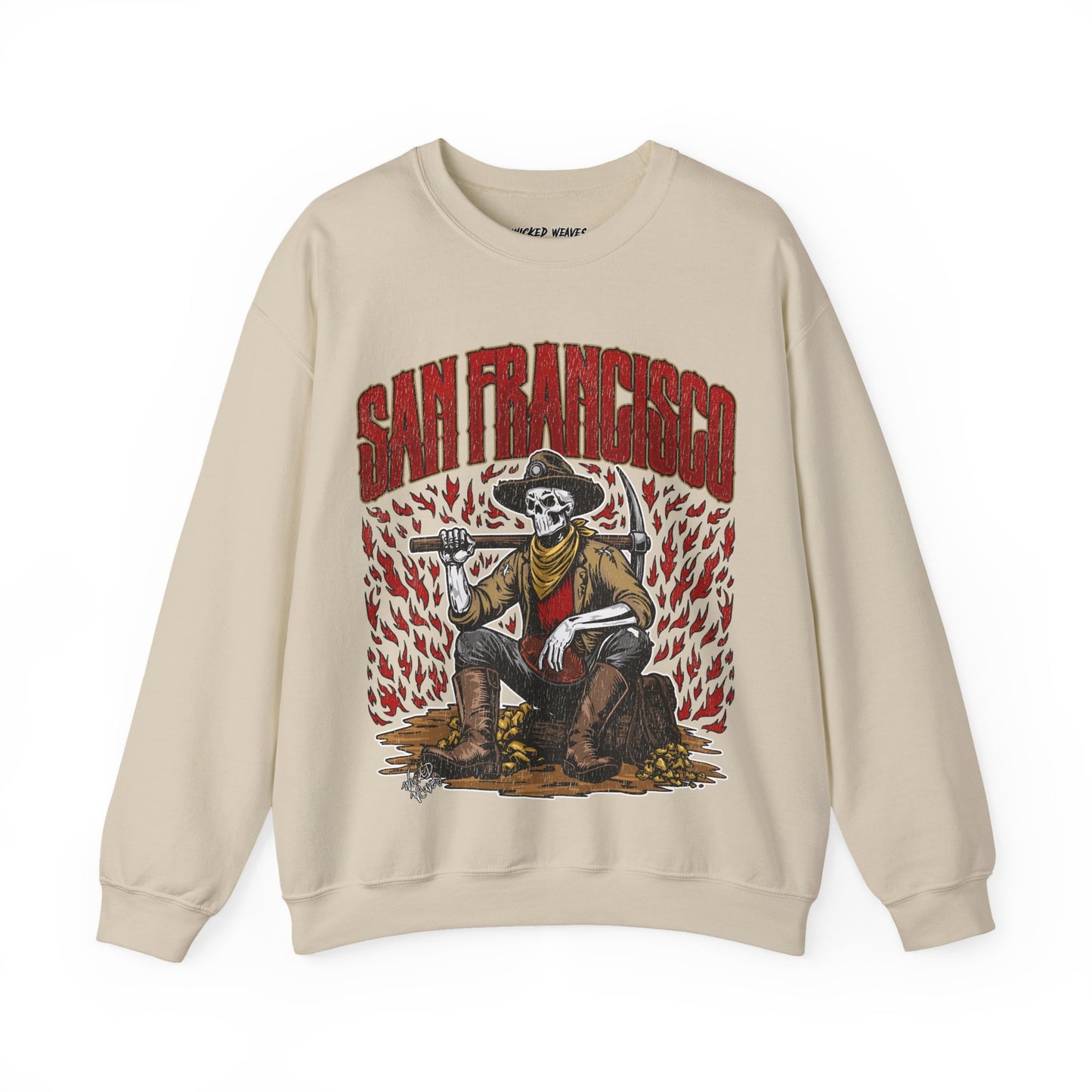 SAN FRANCISCO FOOTBALL CREWNECK SWEATSHIRT