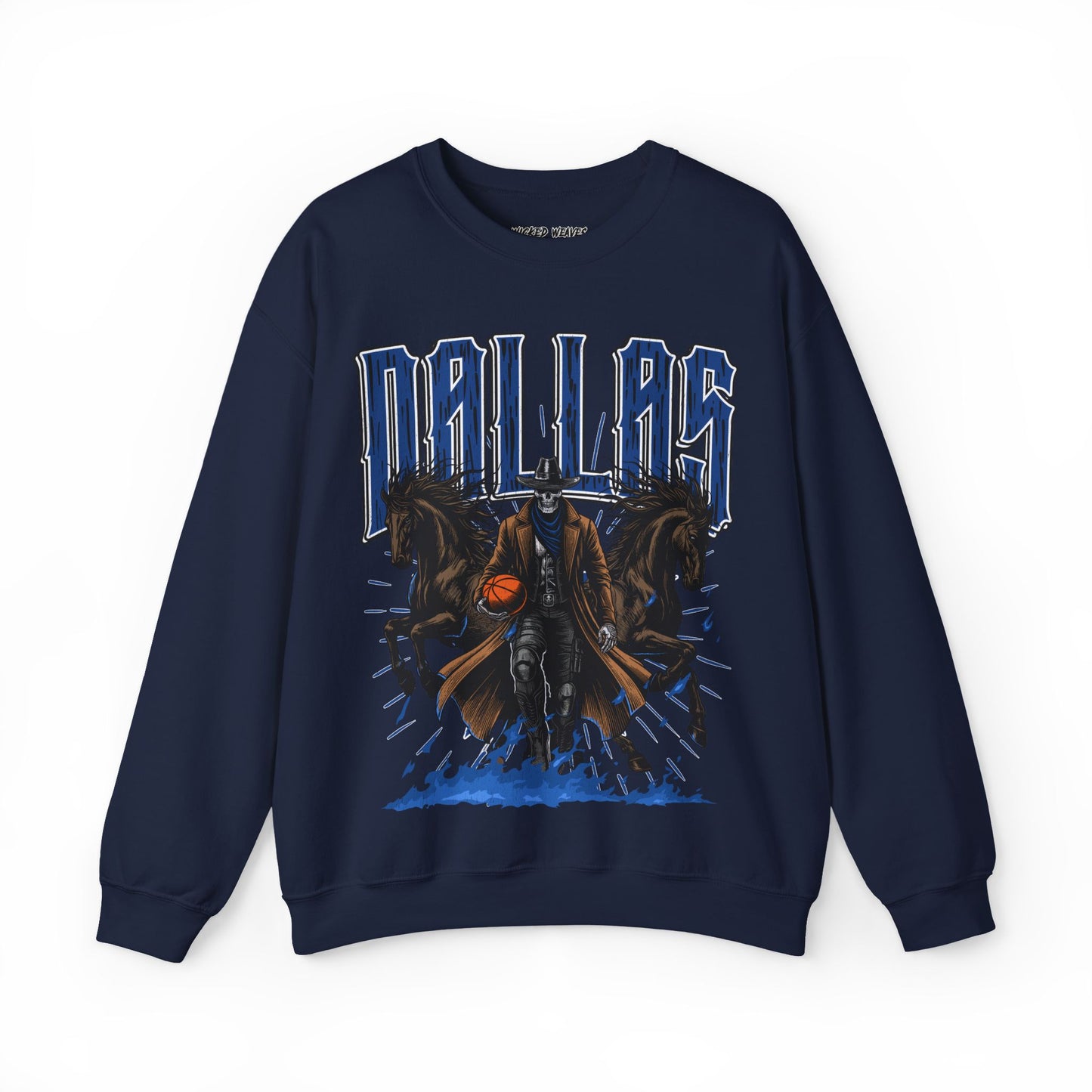 DALLAS BASKETBALL CREWNECK SWEATSHIRT
