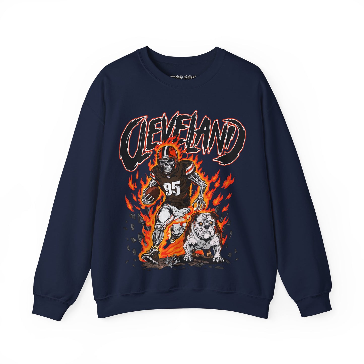 CLEVELAND FOOTBALL CREWNECK SWEATSHIRT