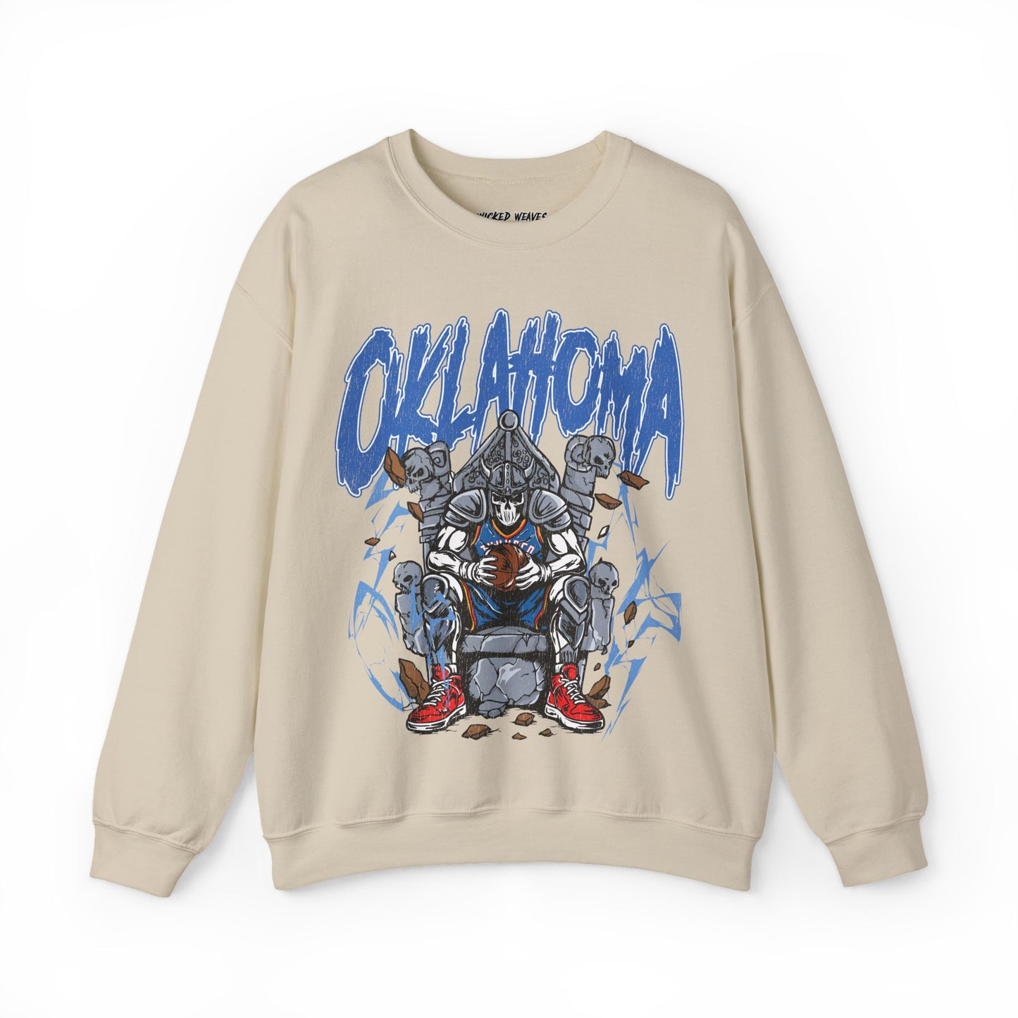 OKLAHOMA CITY BASKETBALL CREWNECK SWEATSHIRT