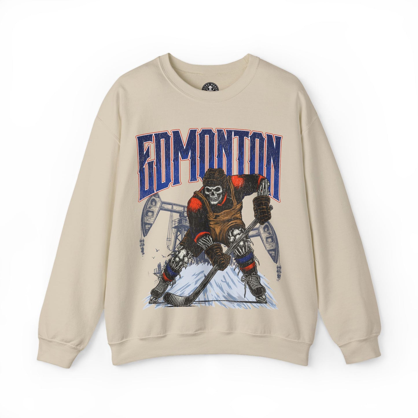 EDMONTON HOCKEY CREWNECK SWEATSHIRT