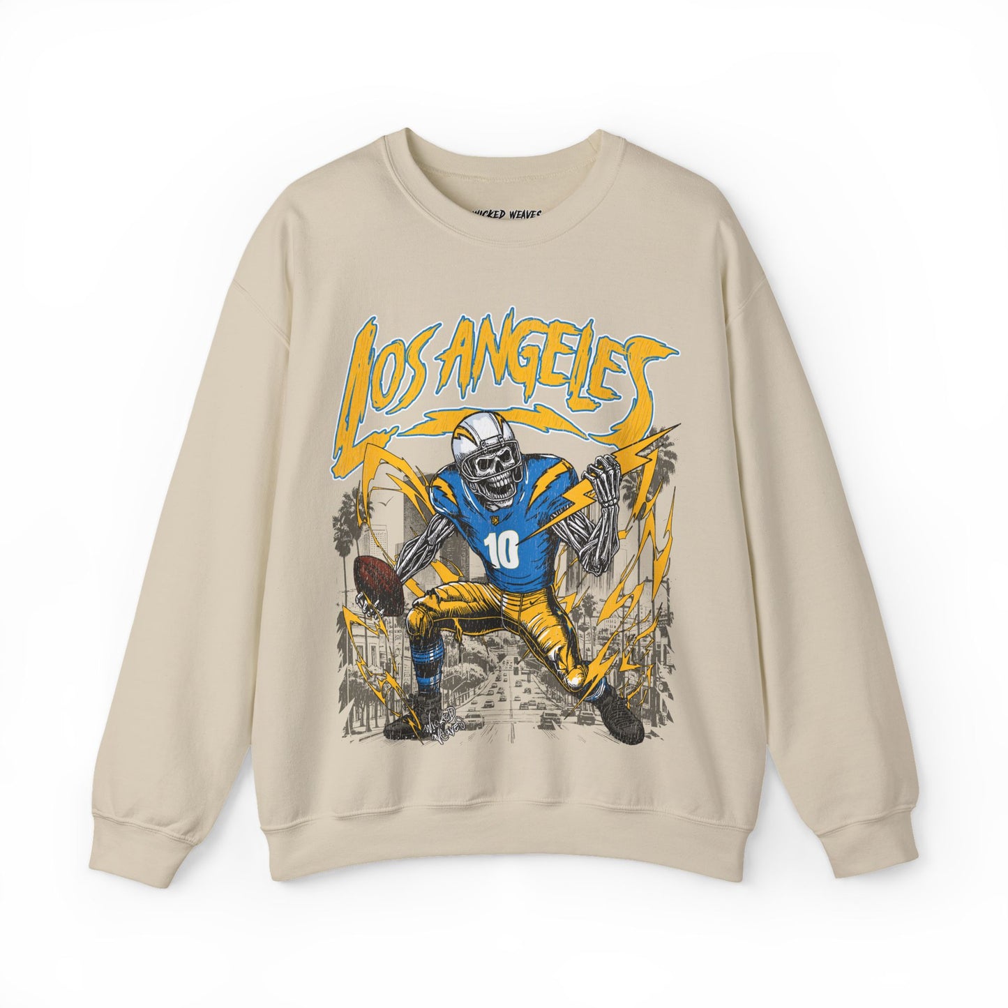 LOS ANGELES FOOTBALL CREWNECK SWEATSHIRT v1