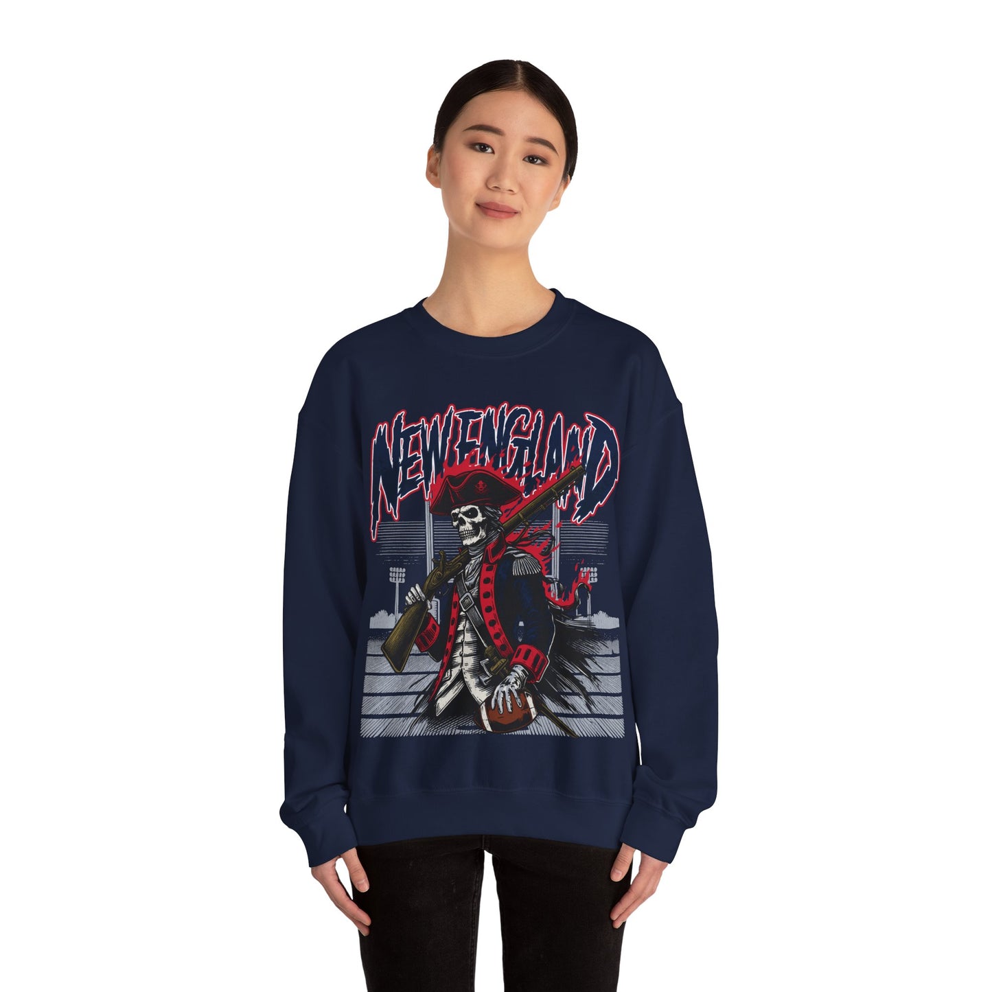 NEW ENGLAND FOOTBALL CREWNECK SWEATSHIRT
