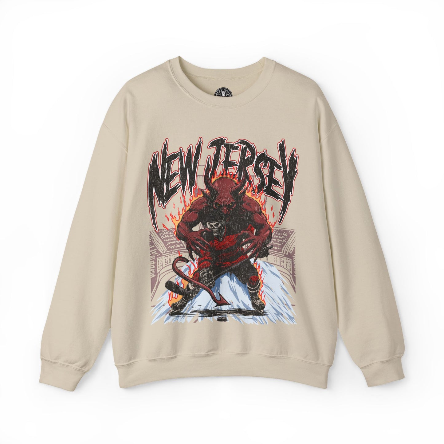 NEW JERSEY HOCKEY CREWNECK SWEATSHIRT