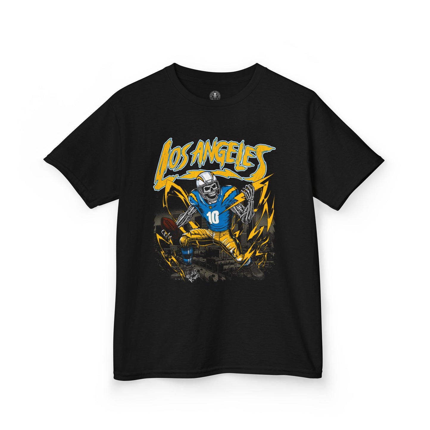 LOS ANGELES Kids Shirt, Youth Football Tee, NFL Team Apparel, Children's Graphic T-Shirt, Sports Fan Top, Chargers