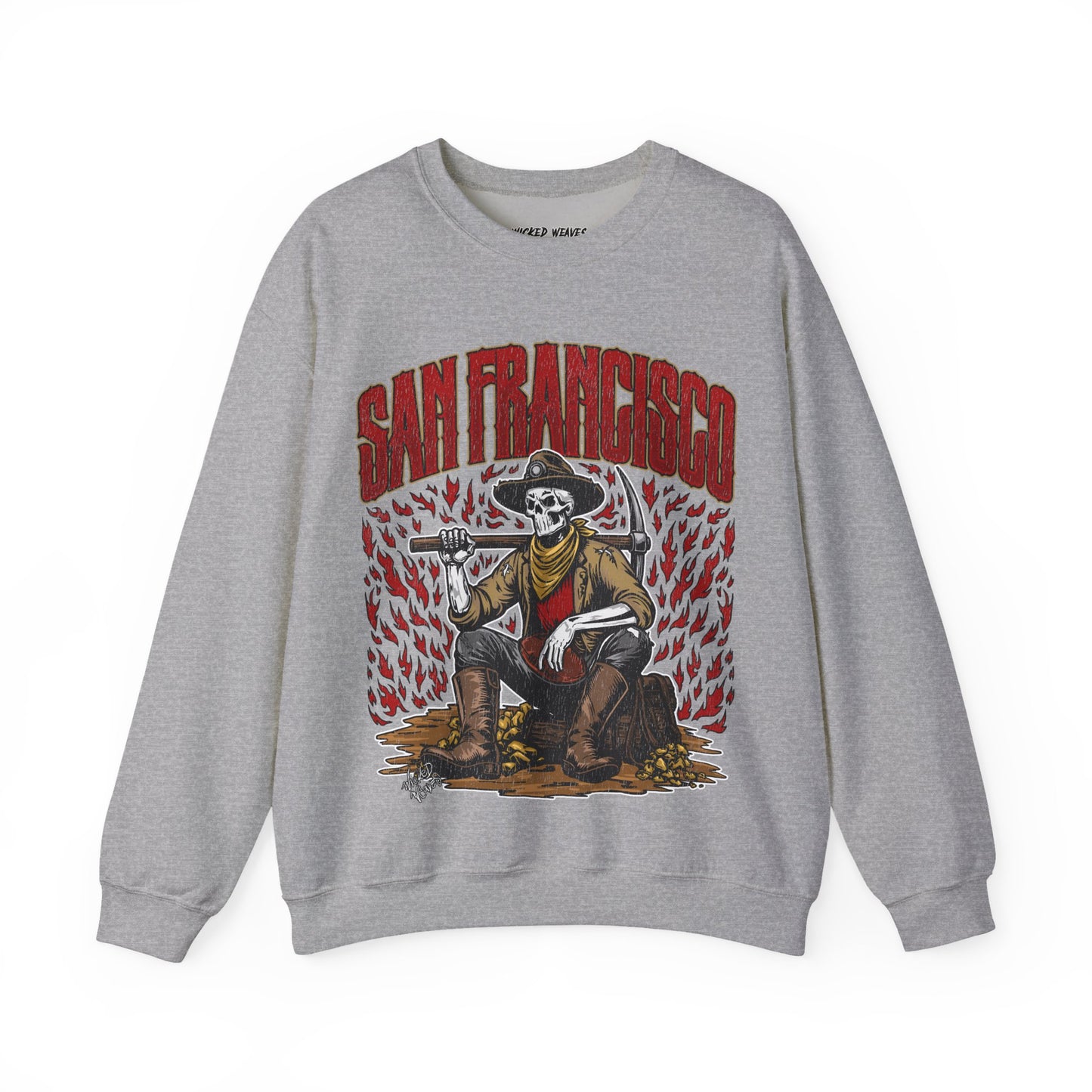 SAN FRANCISCO FOOTBALL CREWNECK SWEATSHIRT