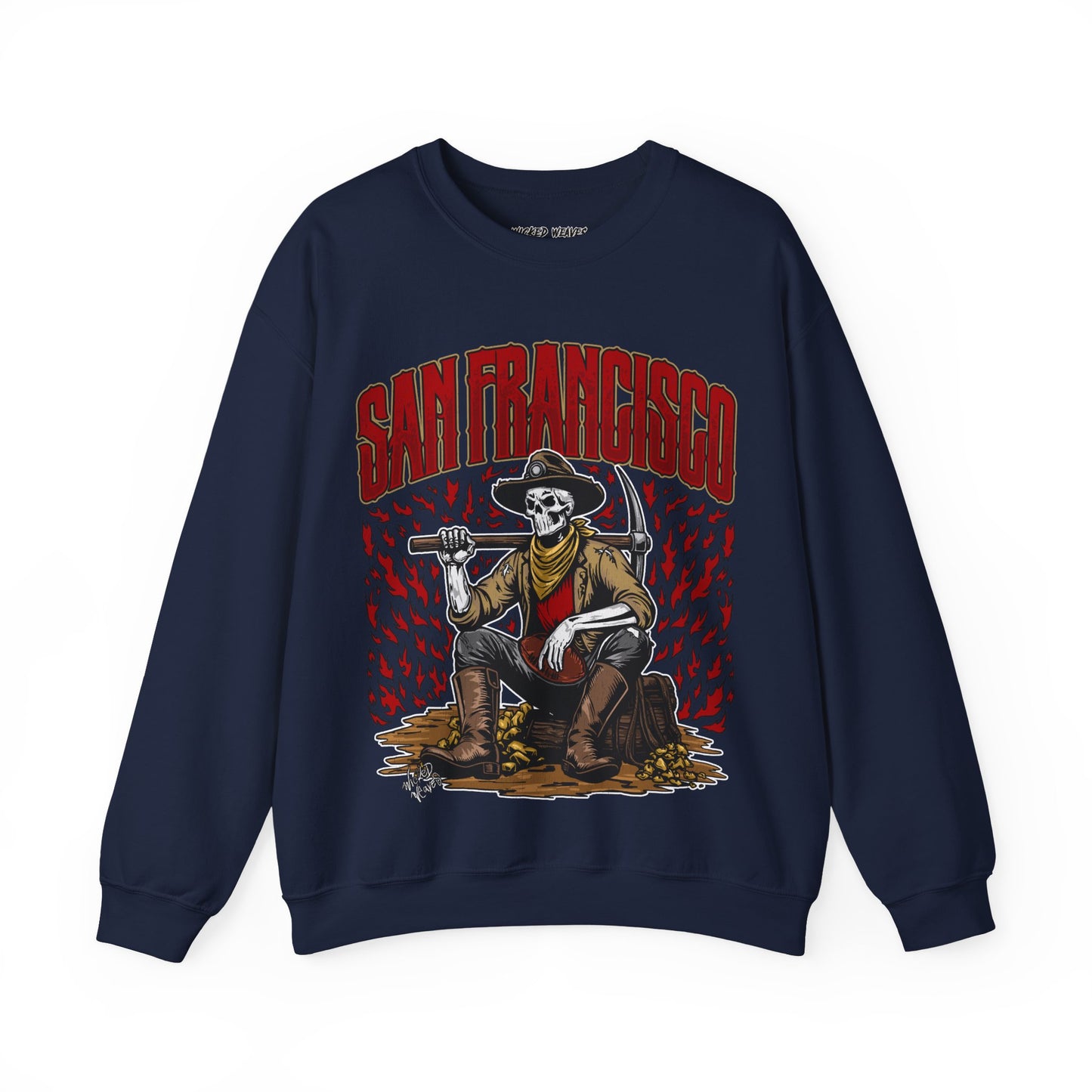 SAN FRANCISCO FOOTBALL CREWNECK SWEATSHIRT