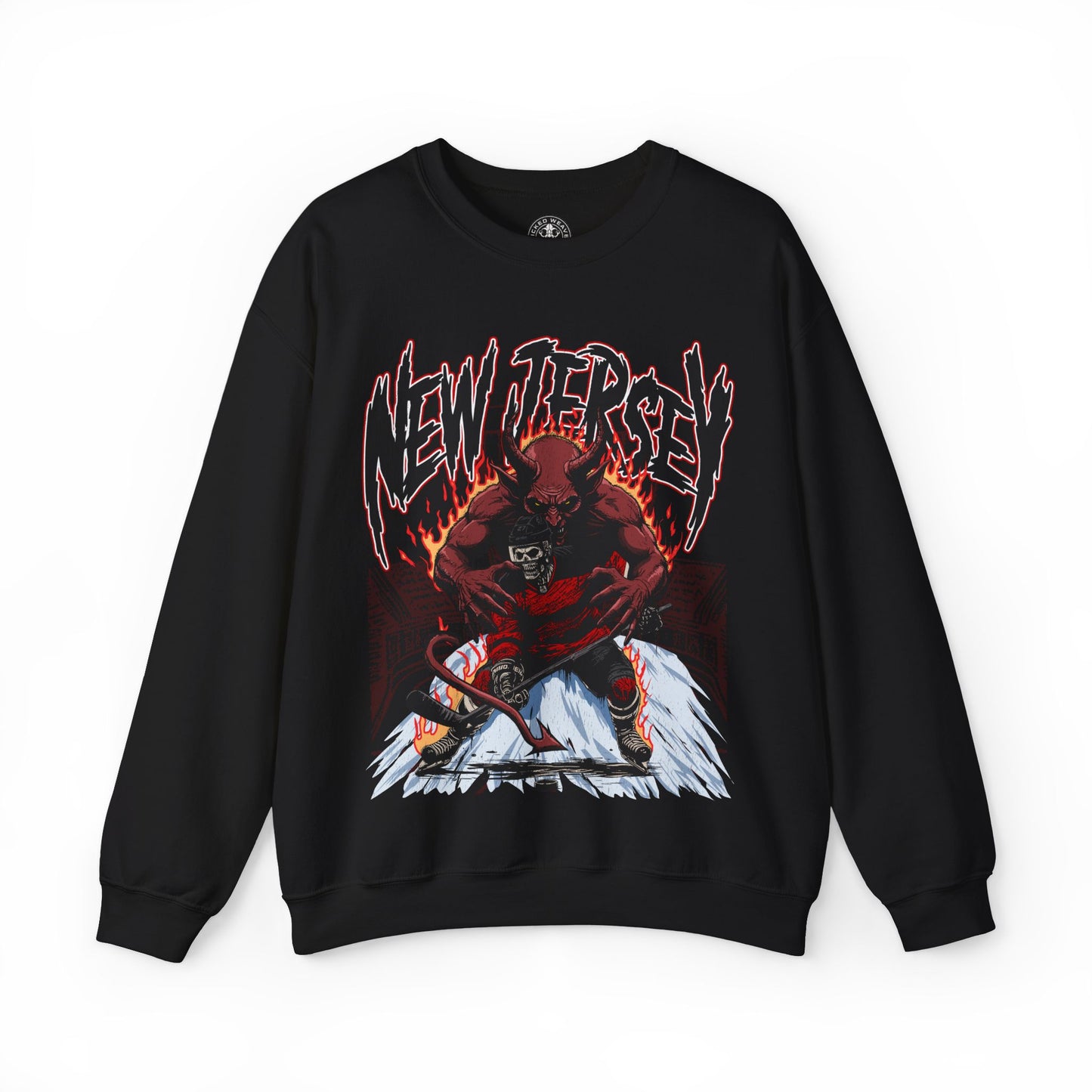 NEW JERSEY HOCKEY CREWNECK SWEATSHIRT