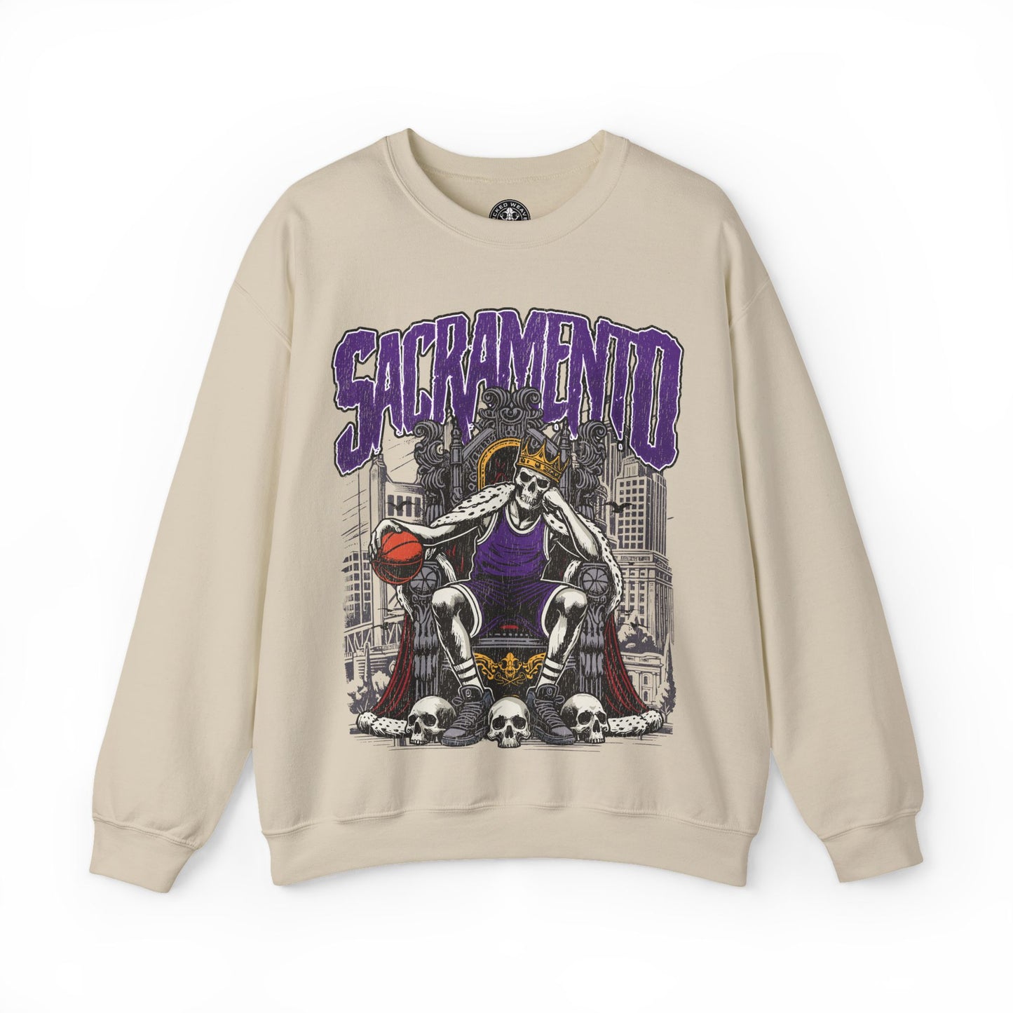SACRAMENTO BASKETBALL CREWNECK SWEATSHIRT