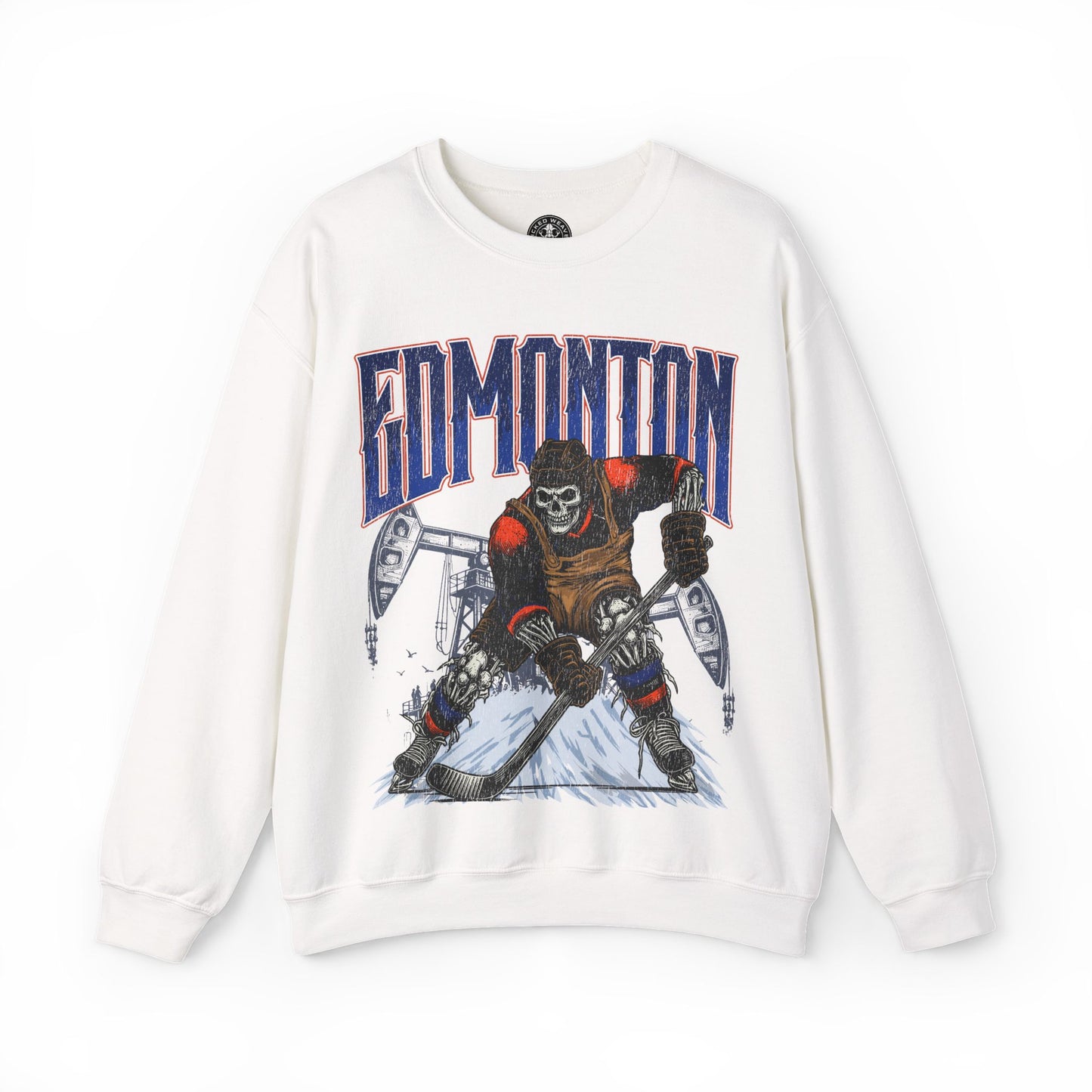EDMONTON HOCKEY CREWNECK SWEATSHIRT