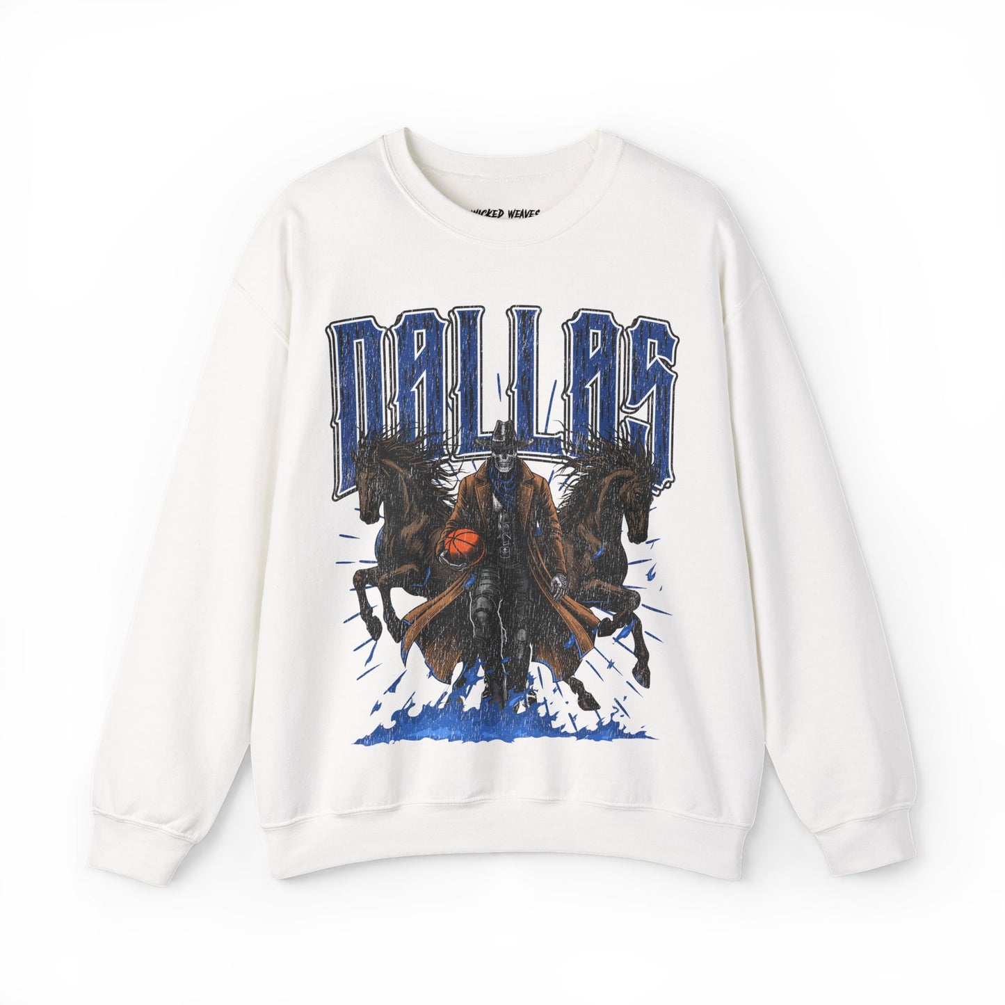 DALLAS BASKETBALL CREWNECK SWEATSHIRT