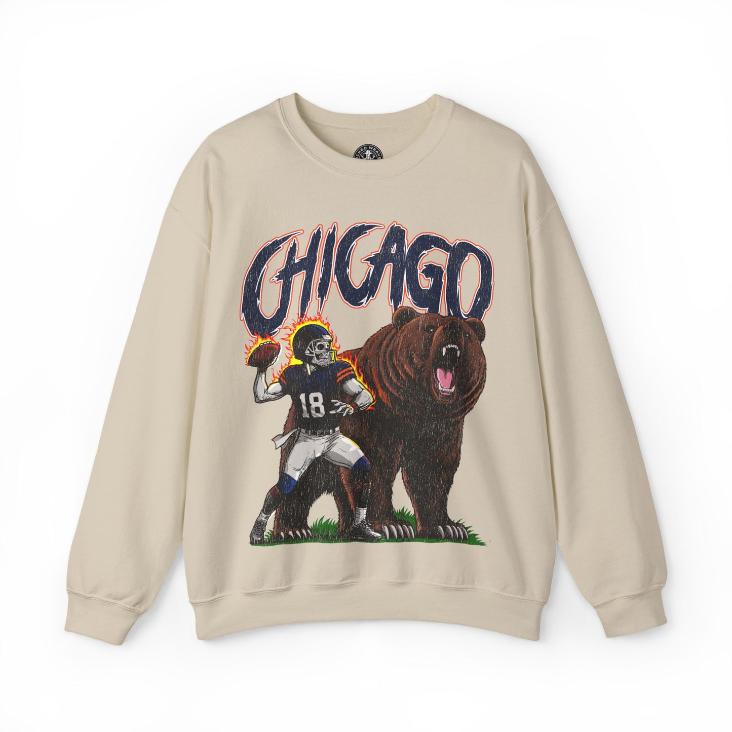 CHICAGO FOOTBALL CREWNECK SWEATSHIRT