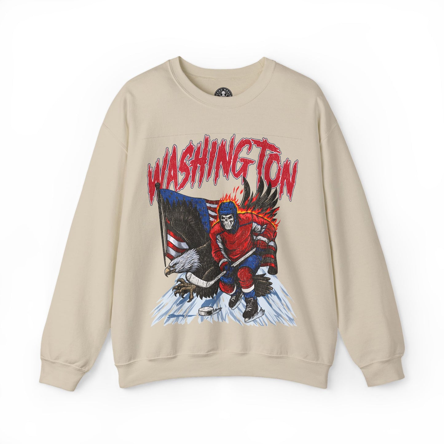 WASHINGTON HOCKEY CREWNECK SWEATSHIRT
