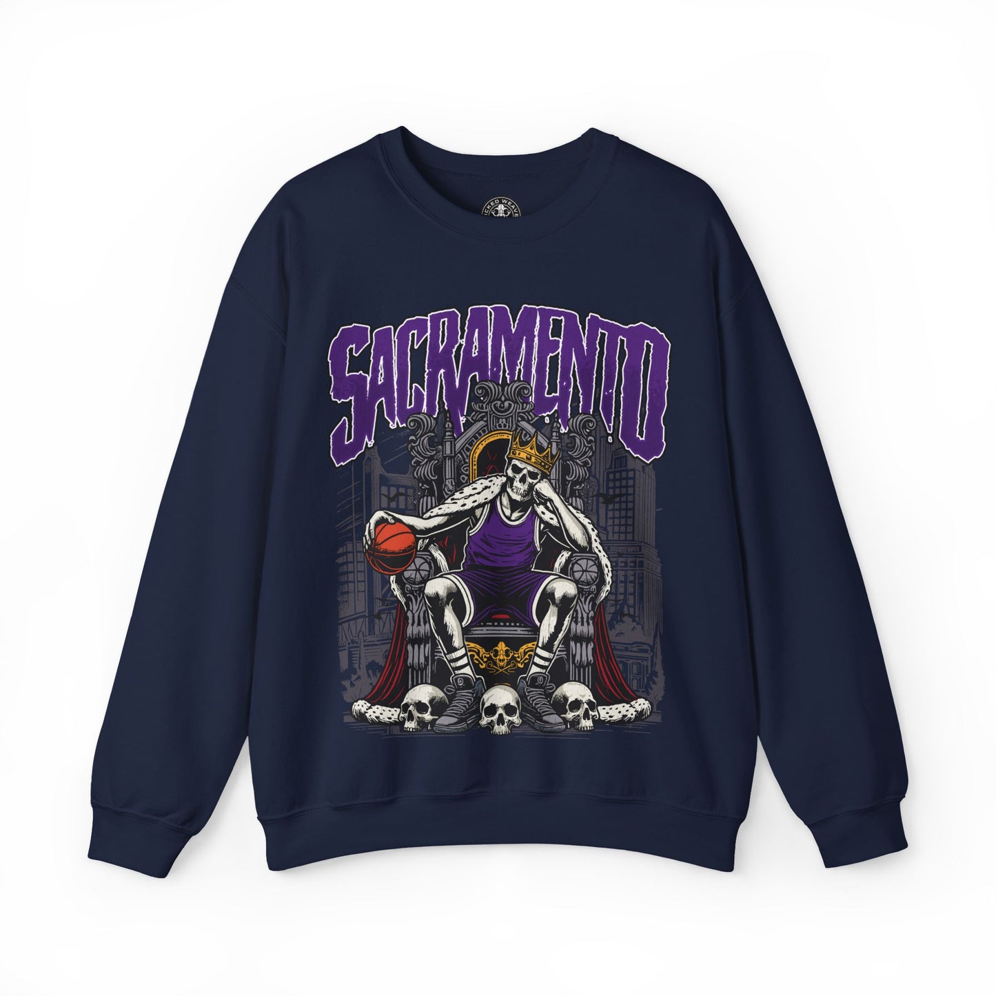 SACRAMENTO BASKETBALL CREWNECK SWEATSHIRT
