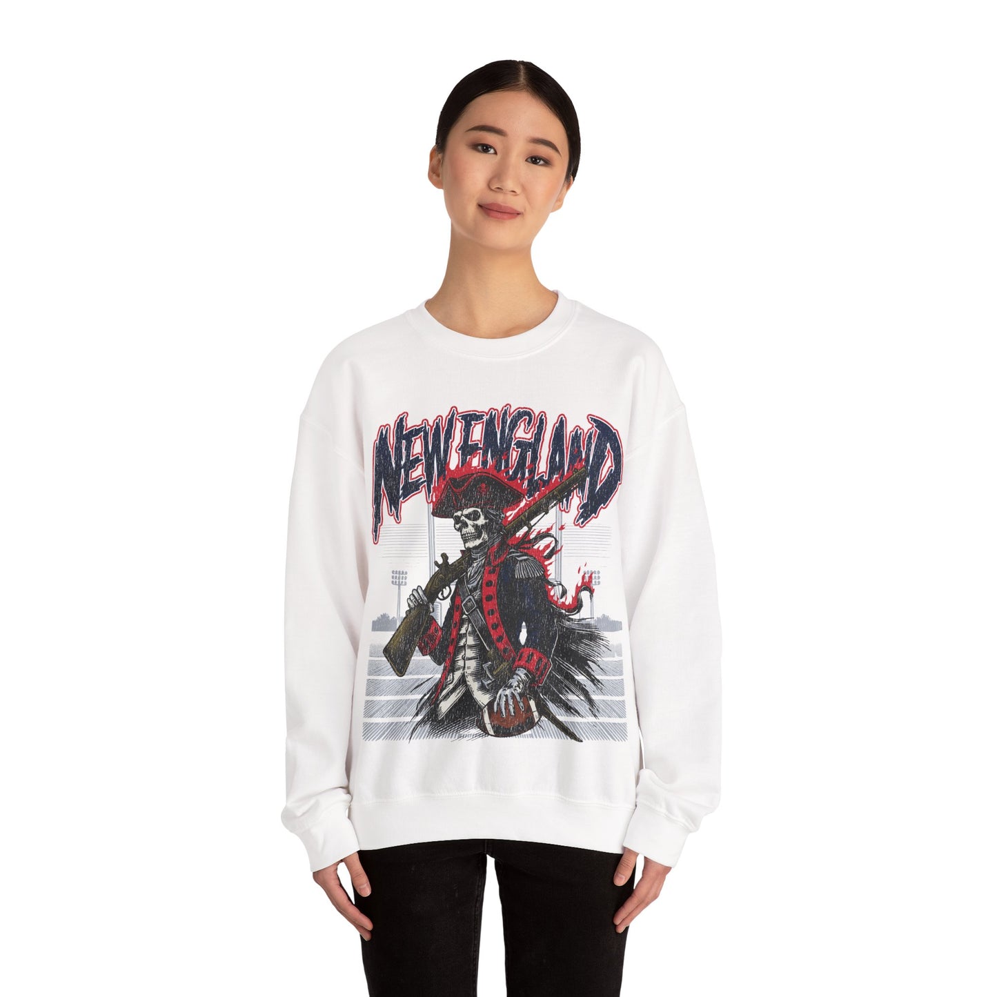NEW ENGLAND FOOTBALL CREWNECK SWEATSHIRT