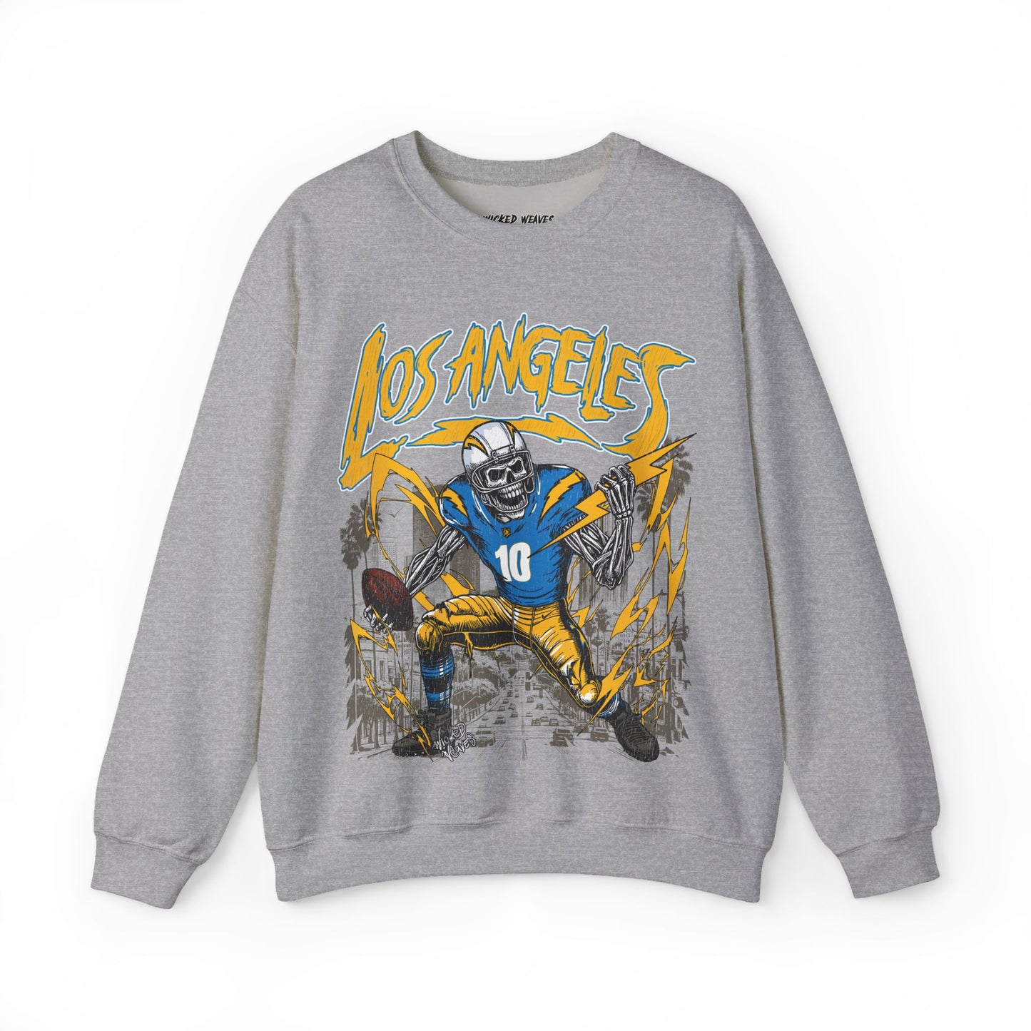 LOS ANGELES FOOTBALL CREWNECK SWEATSHIRT v1