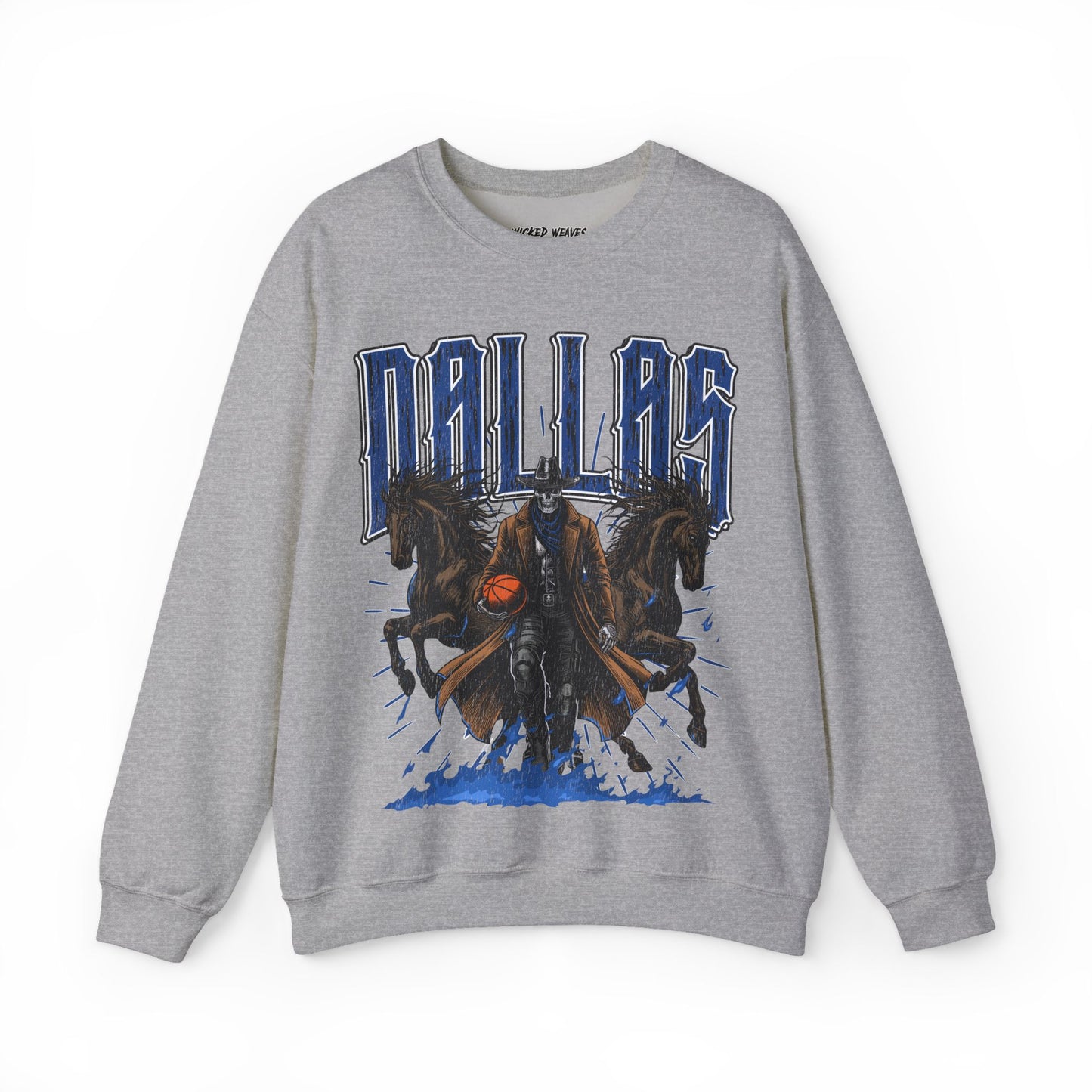 DALLAS BASKETBALL CREWNECK SWEATSHIRT