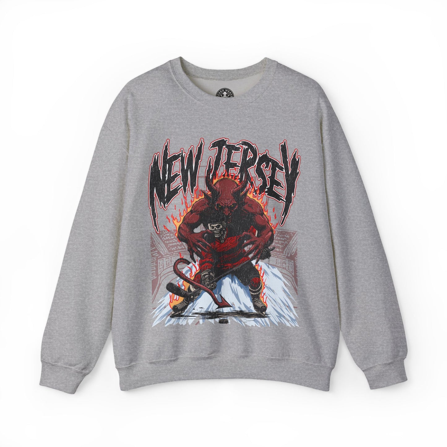 NEW JERSEY HOCKEY CREWNECK SWEATSHIRT