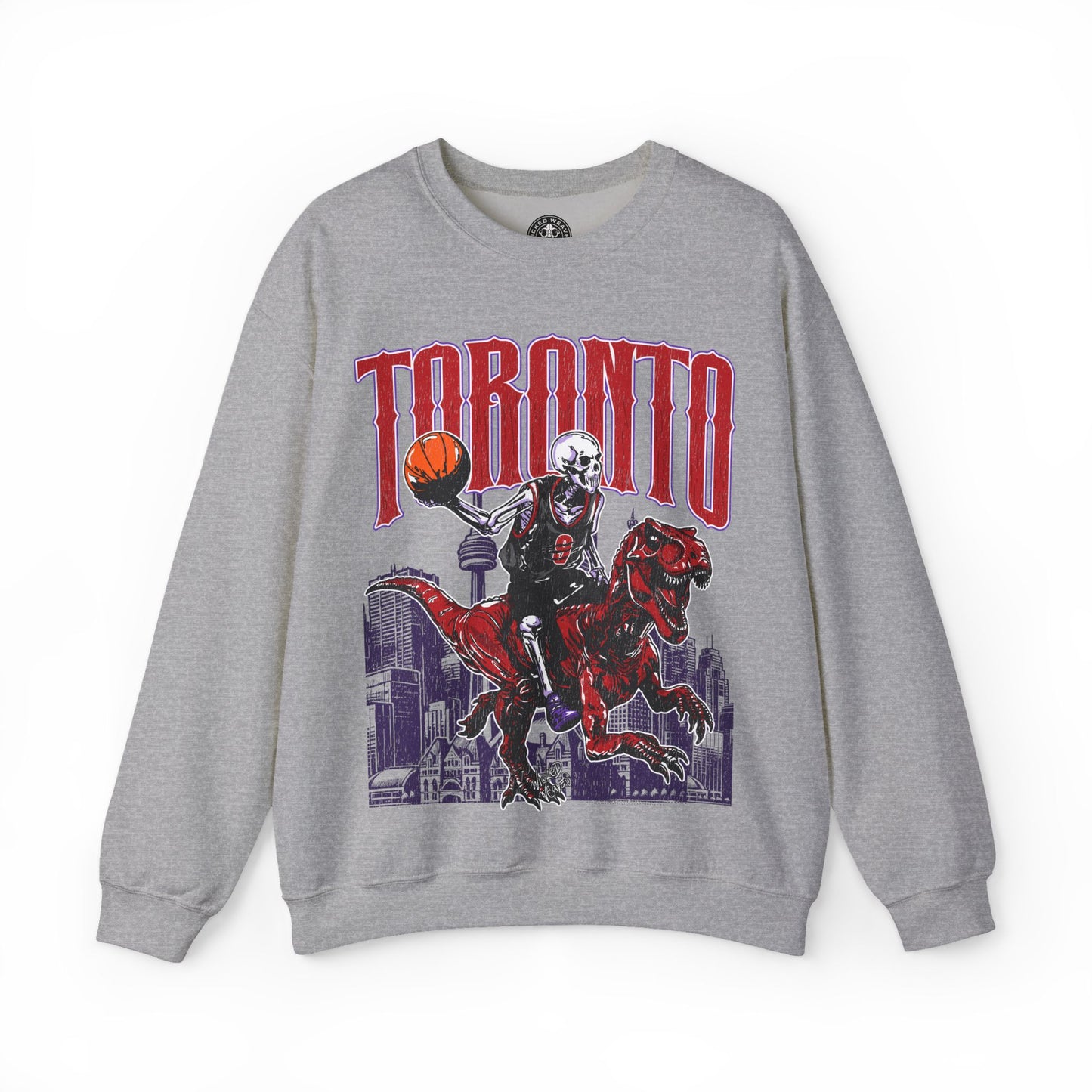 TORONTO BASKETBALL CREWNECK SWEATSHIRT
