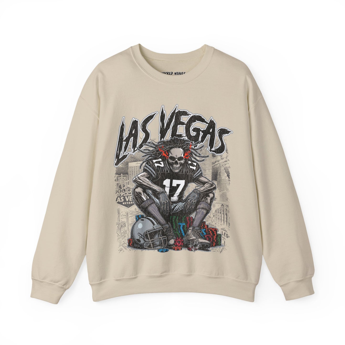 LAS VEGAS FOOTBALL CREWNECK SWEATSHIRT