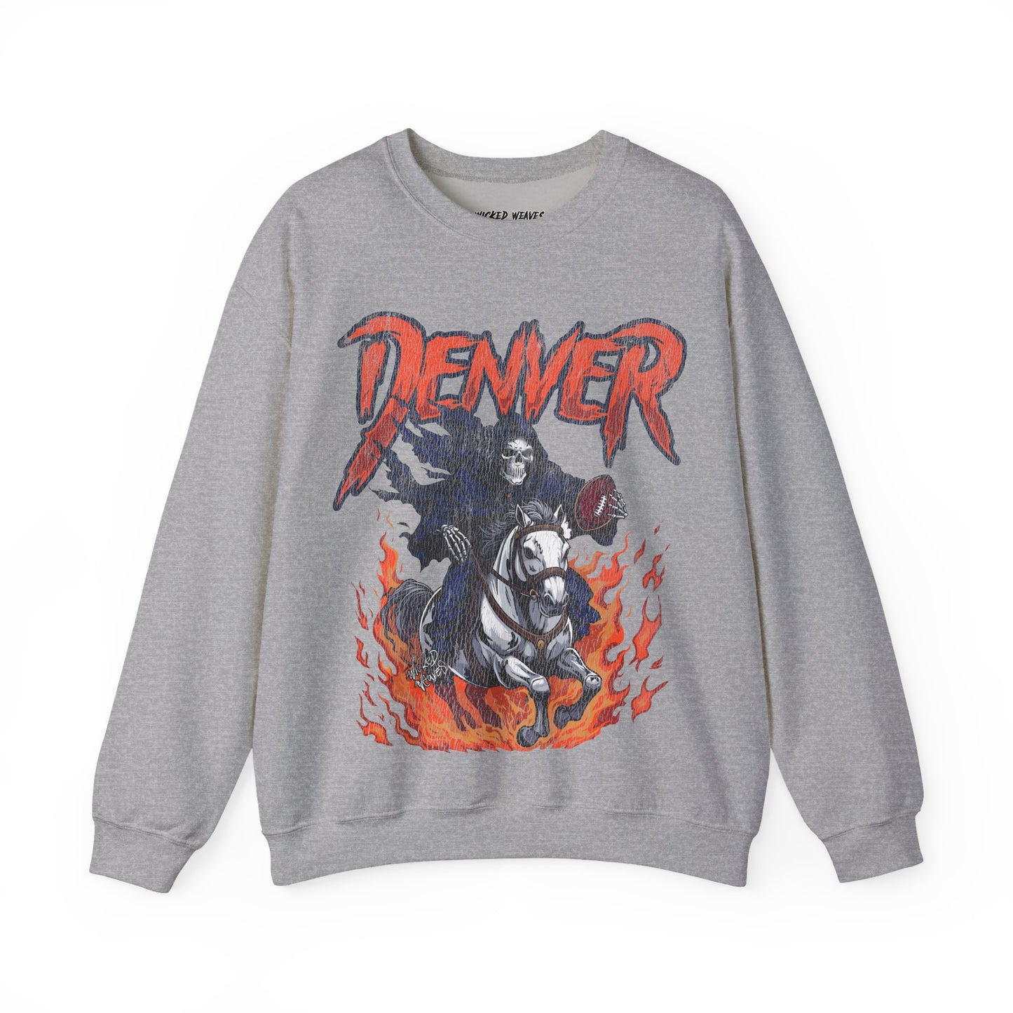 DENVER FOOTBALL CREWNECK SWEATSHIRT