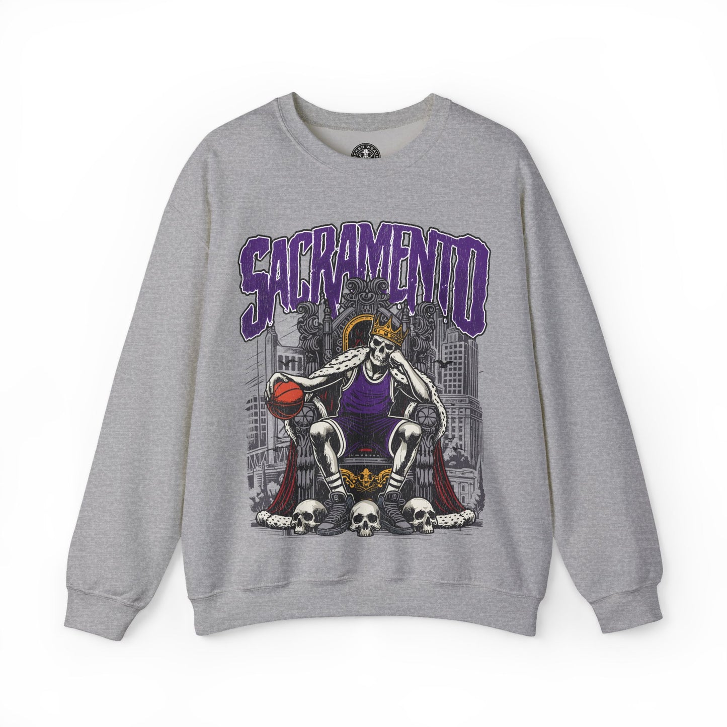 SACRAMENTO BASKETBALL CREWNECK SWEATSHIRT
