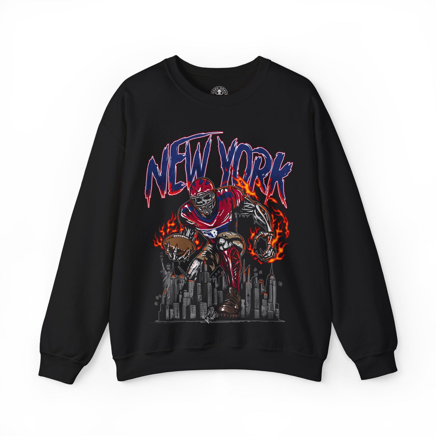 NEW YORK FOOTBALL CREWNECK SWEATSHIRT