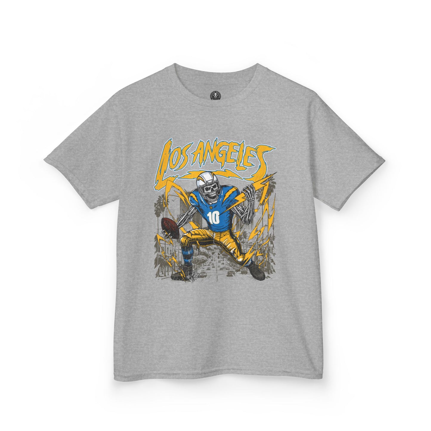 LOS ANGELES Kids Shirt, Youth Football Tee, NFL Team Apparel, Children's Graphic T-Shirt, Sports Fan Top, Chargers