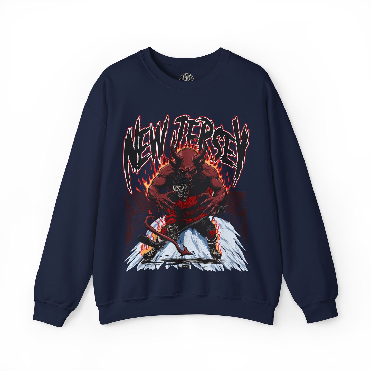 NEW JERSEY HOCKEY CREWNECK SWEATSHIRT