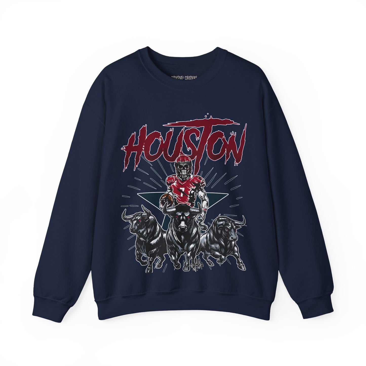 HOUSTON FOOTBALL CREWNECK SWEATSHIRT