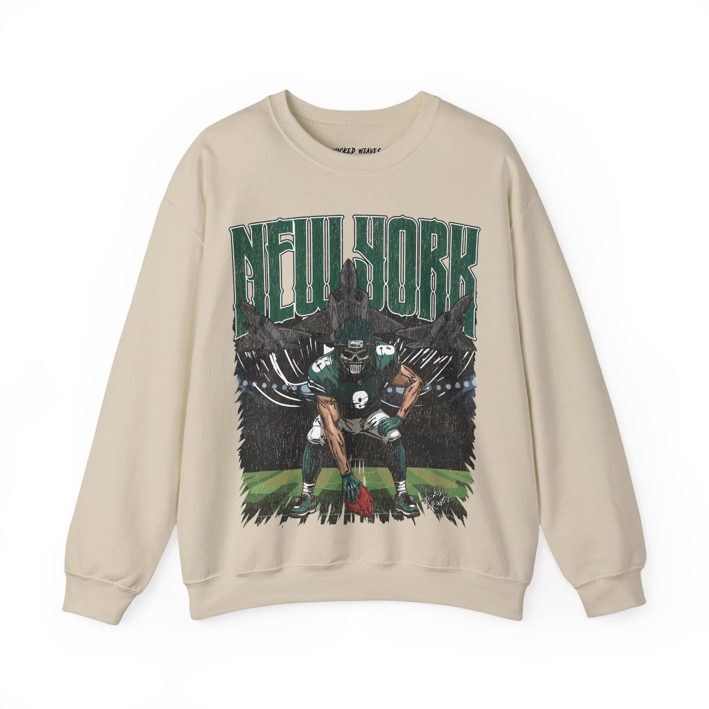 NEW YORK FOOTBALL CREWNECK SWEATSHIRT