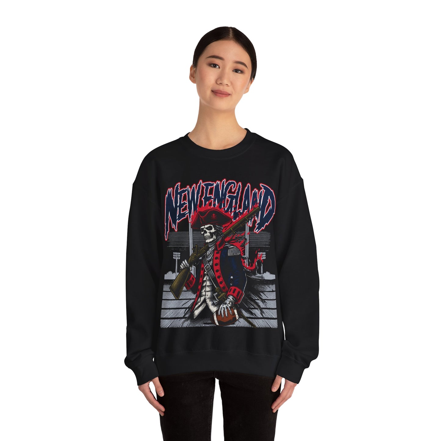 NEW ENGLAND FOOTBALL CREWNECK SWEATSHIRT