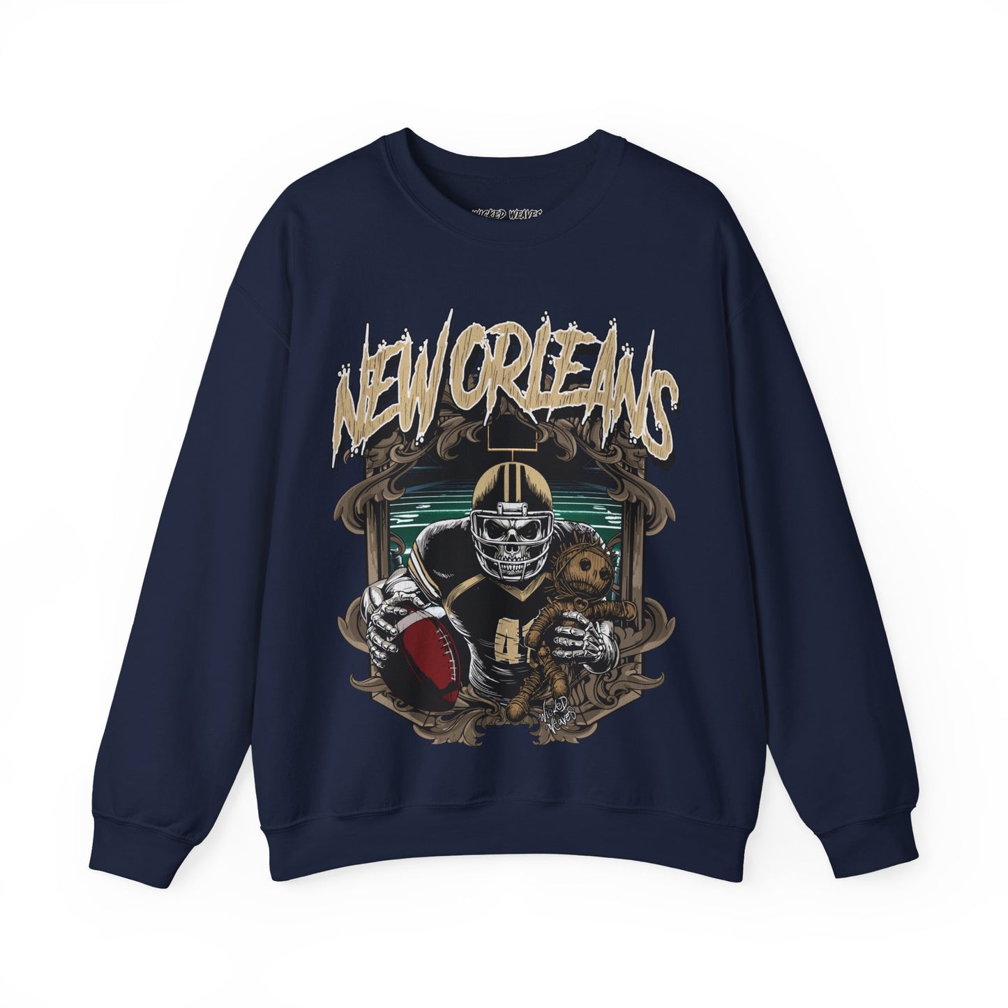 NEW ORLEANS FOOTBALL CREWNECK SWEATSHIRT