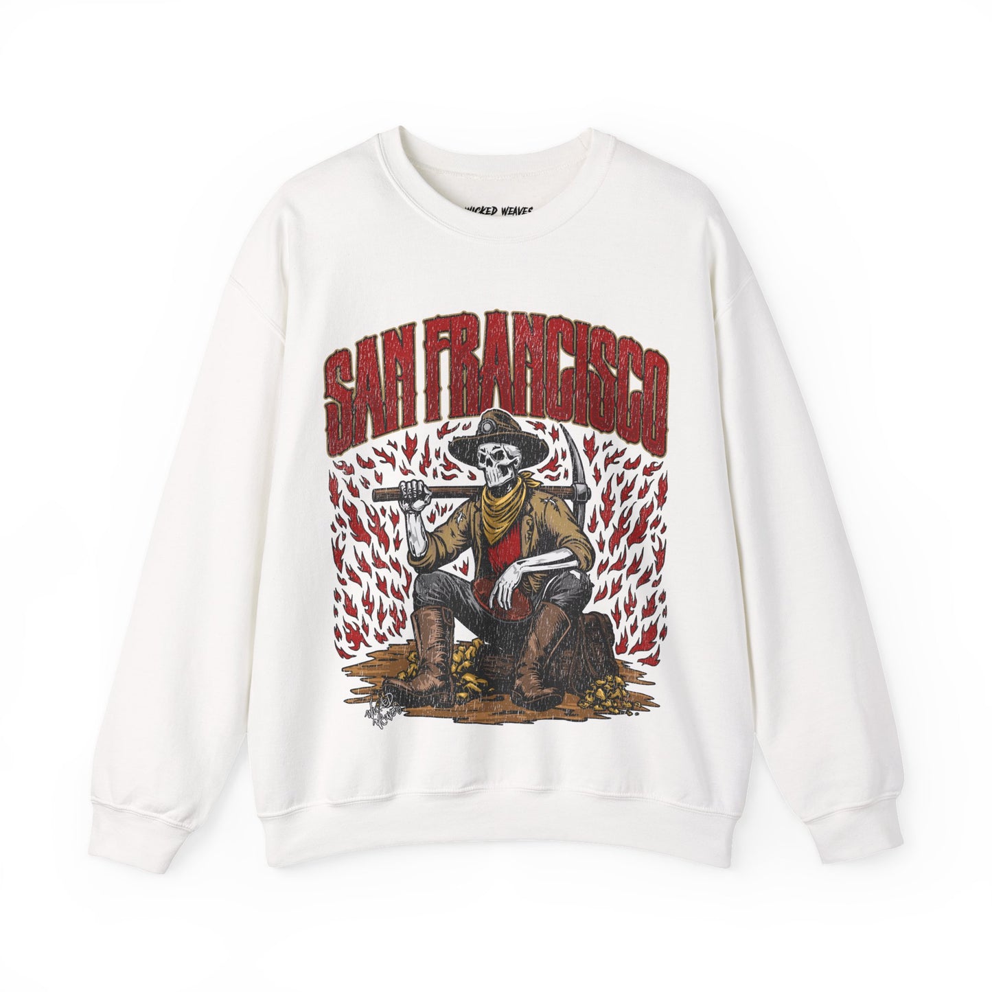 SAN FRANCISCO FOOTBALL CREWNECK SWEATSHIRT