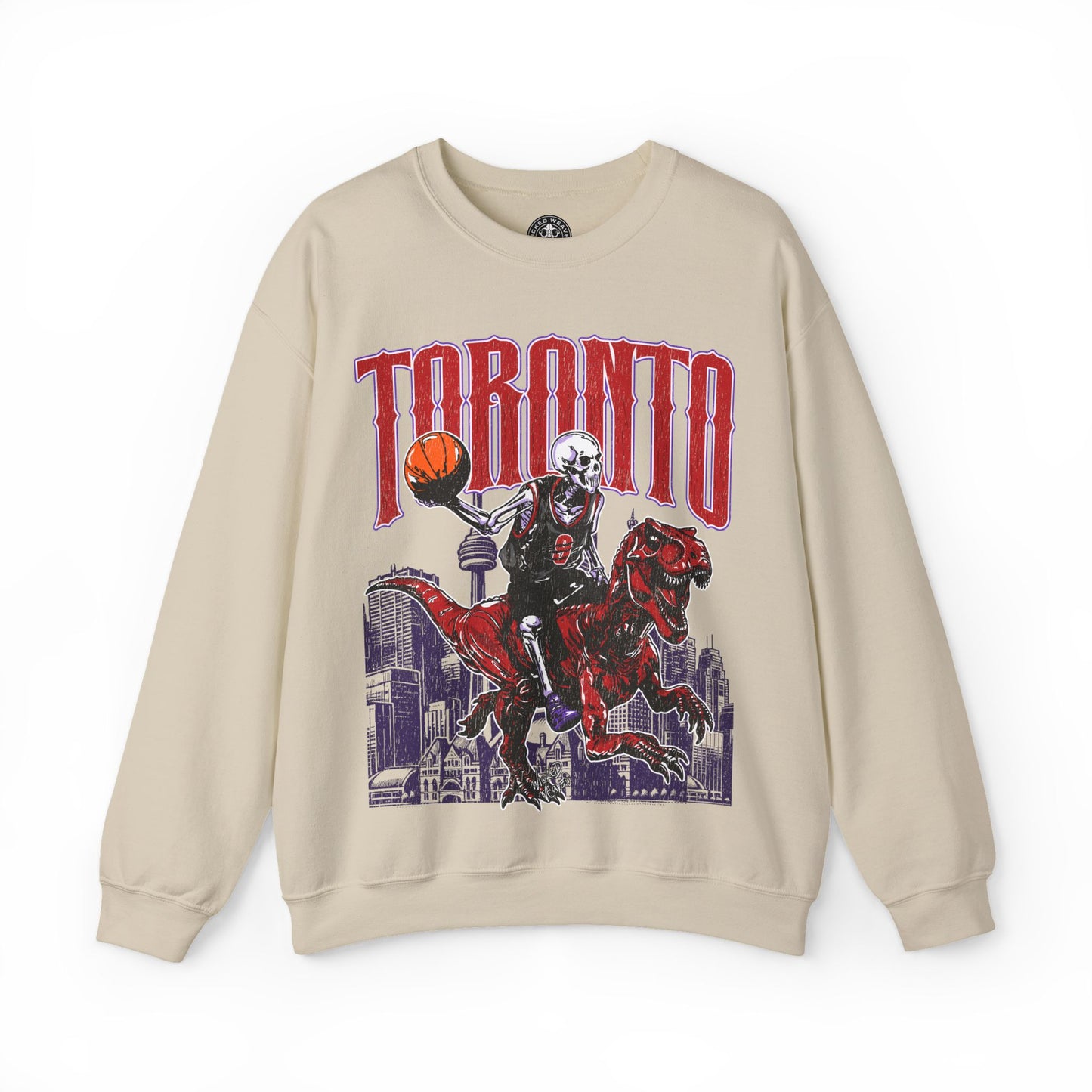 TORONTO BASKETBALL CREWNECK SWEATSHIRT