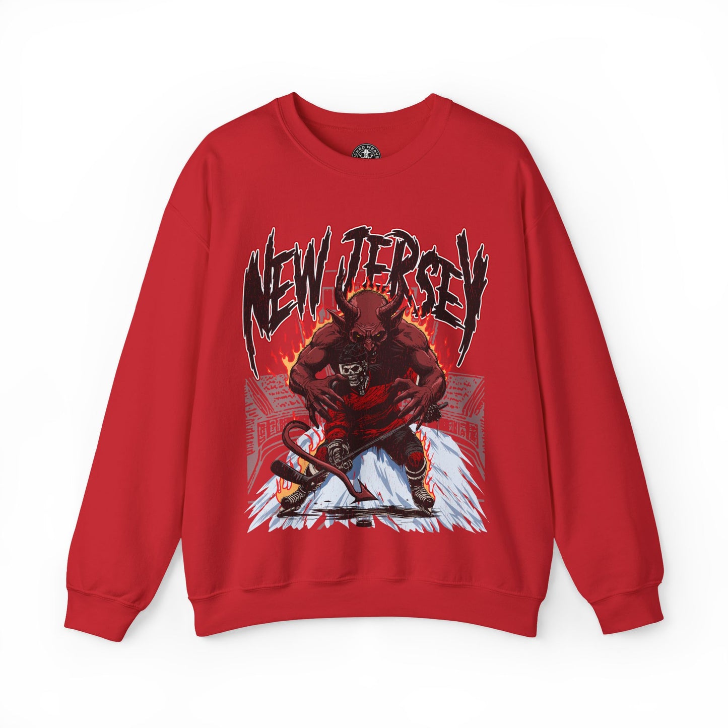 NEW JERSEY HOCKEY CREWNECK SWEATSHIRT