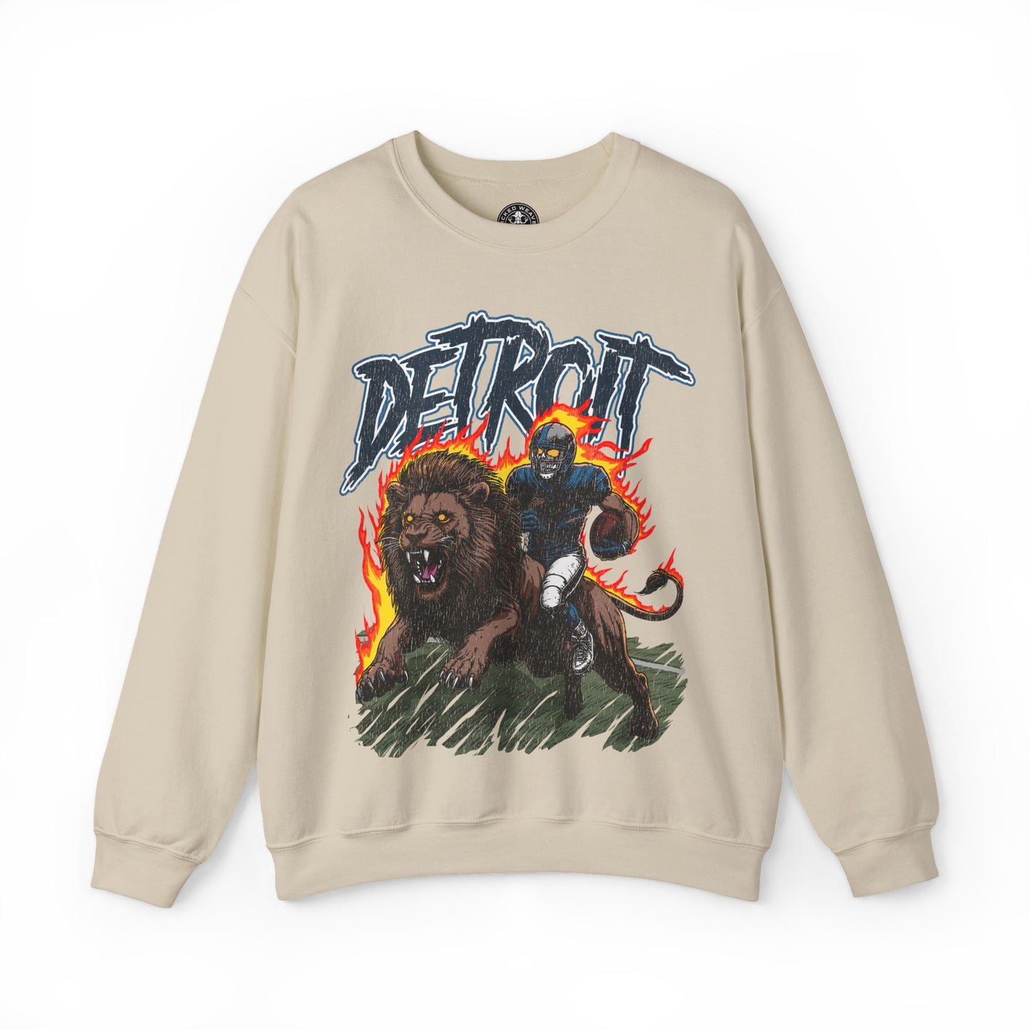 DETROIT FOOTBALL CREWNECK SWEATSHIRT V2