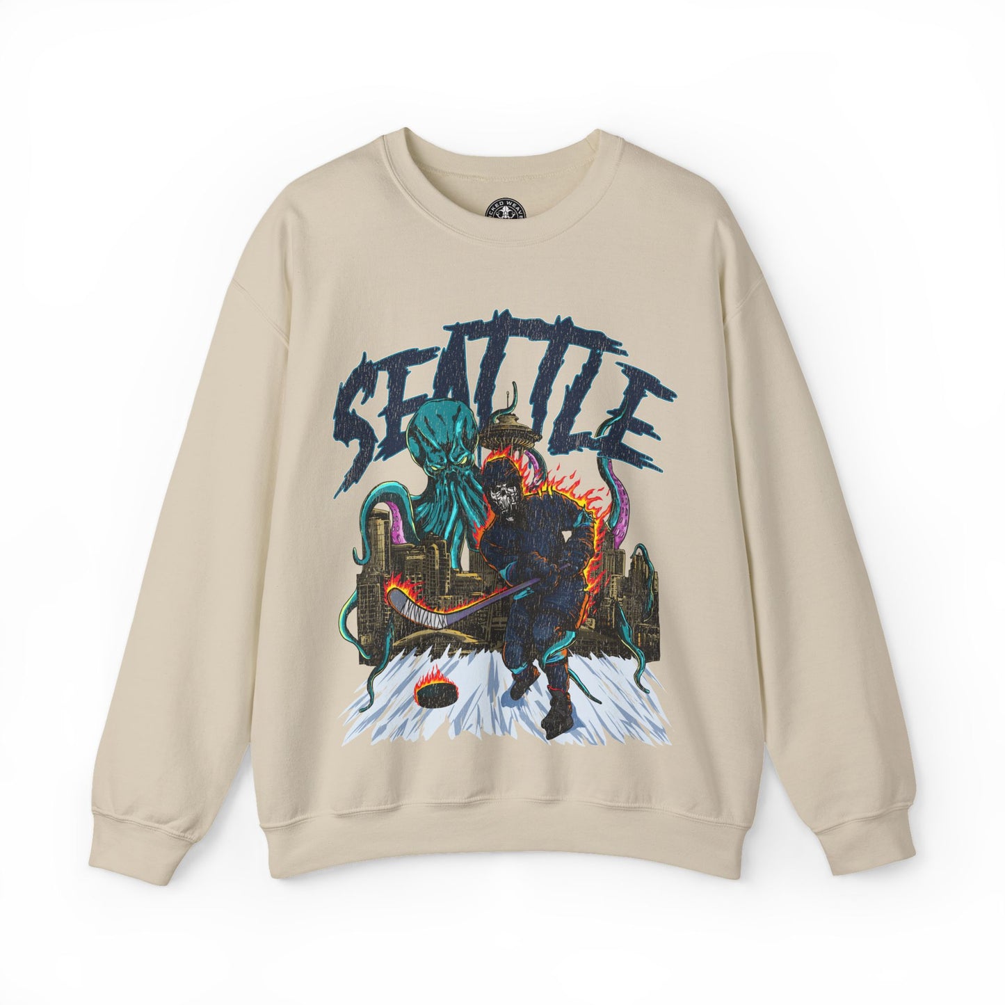 SEATTLE HOCKEY CREWNECK SWEATSHIRT