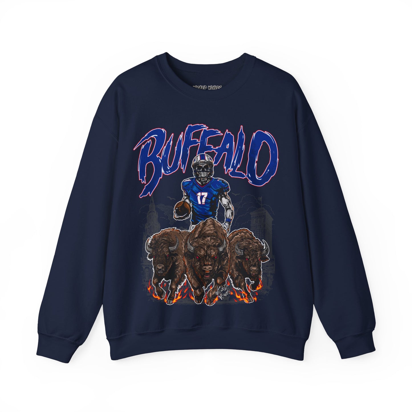 BUFFALO FOOTBALL CREWNECK SWEATSHIRT