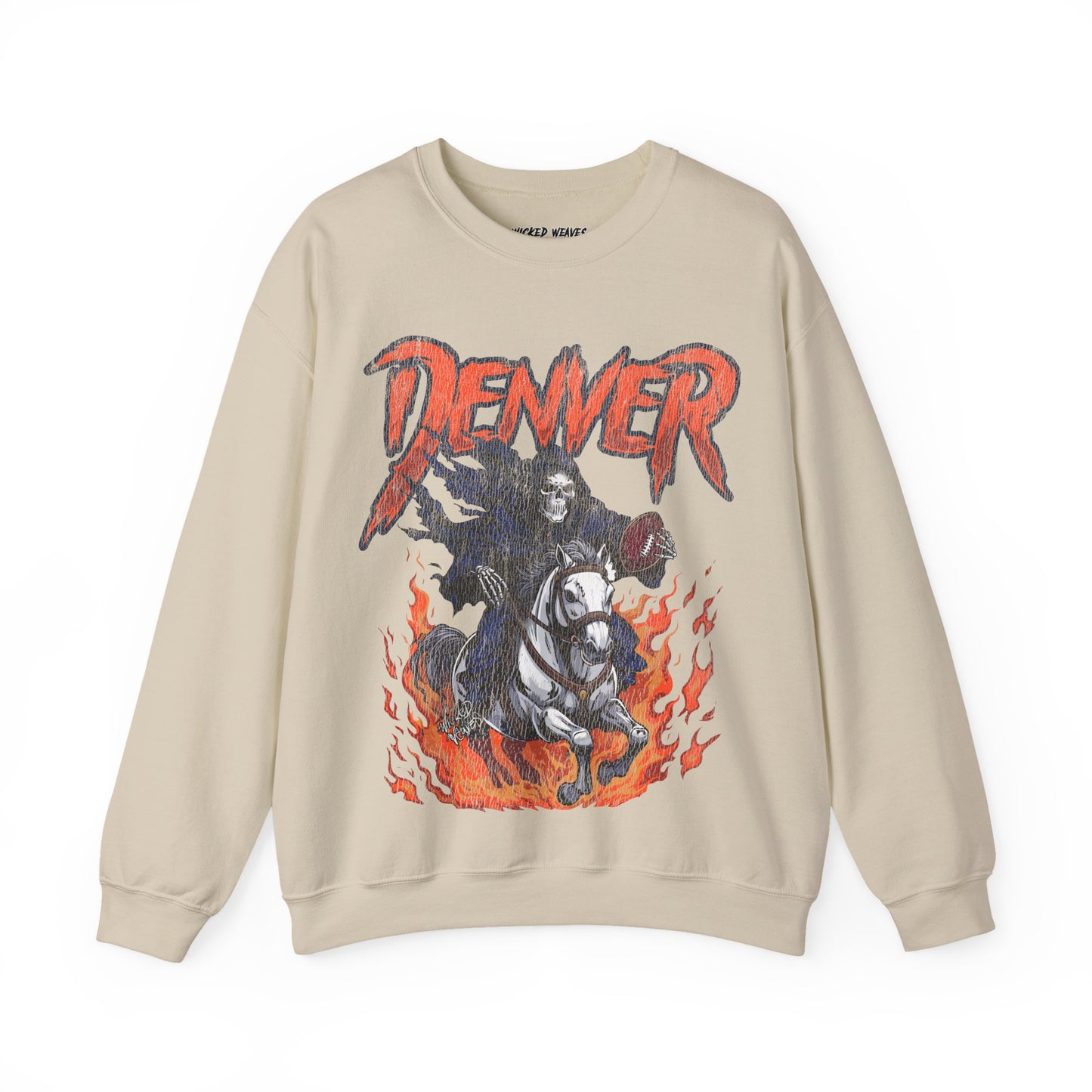 DENVER FOOTBALL CREWNECK SWEATSHIRT