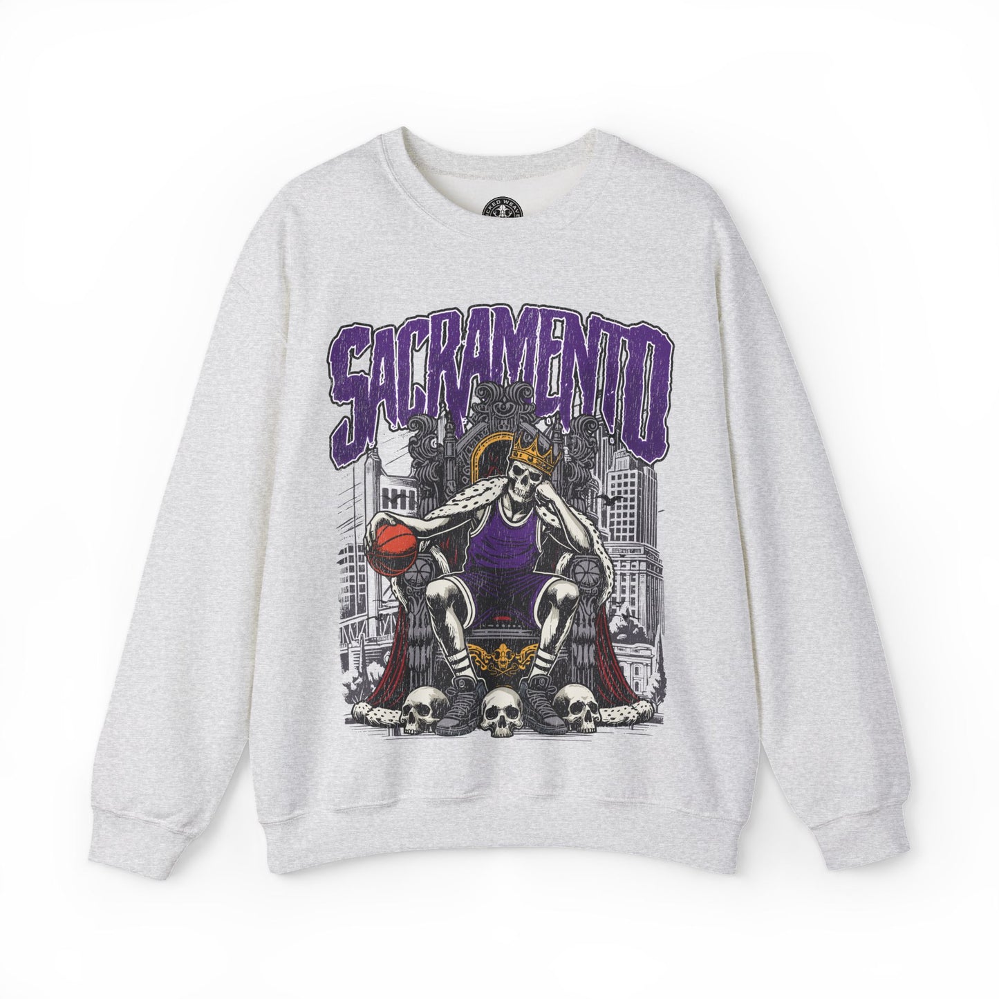 SACRAMENTO BASKETBALL CREWNECK SWEATSHIRT