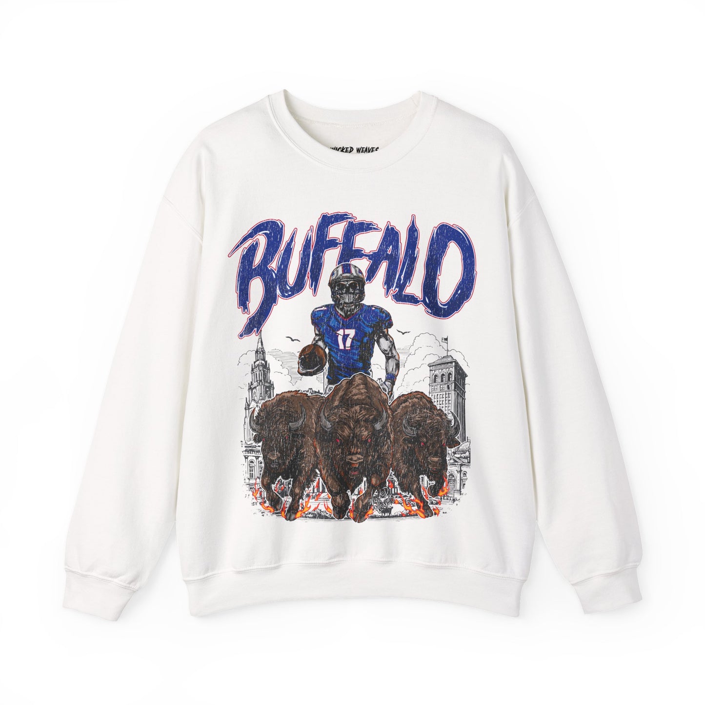 BUFFALO FOOTBALL CREWNECK SWEATSHIRT