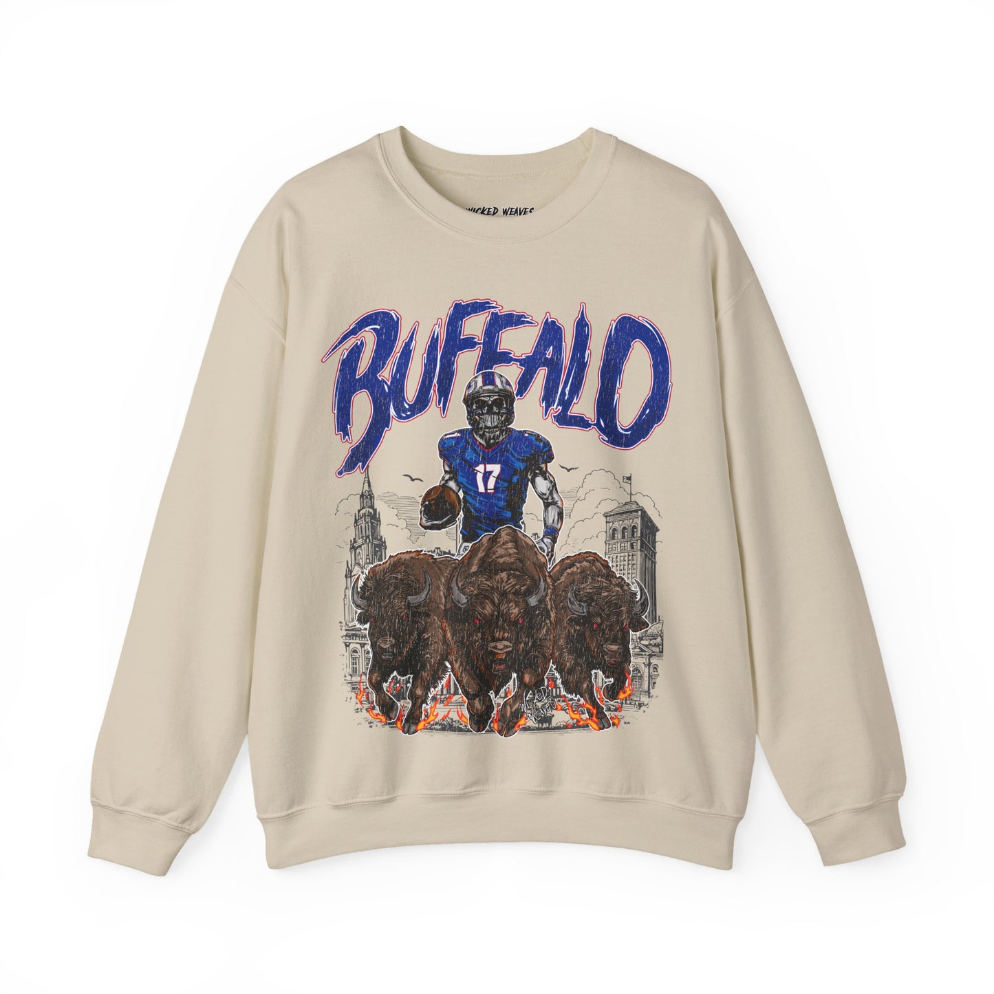 BUFFALO FOOTBALL CREWNECK SWEATSHIRT