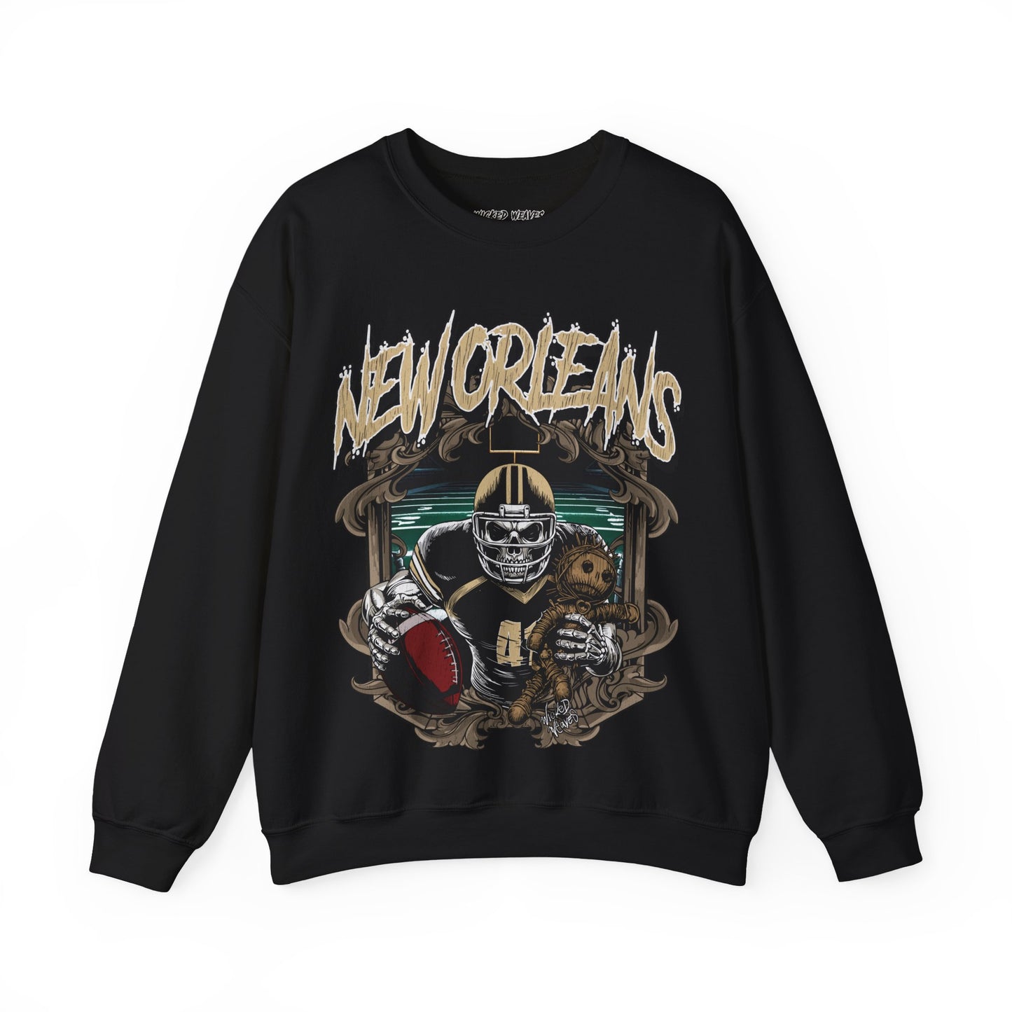 NEW ORLEANS FOOTBALL CREWNECK SWEATSHIRT