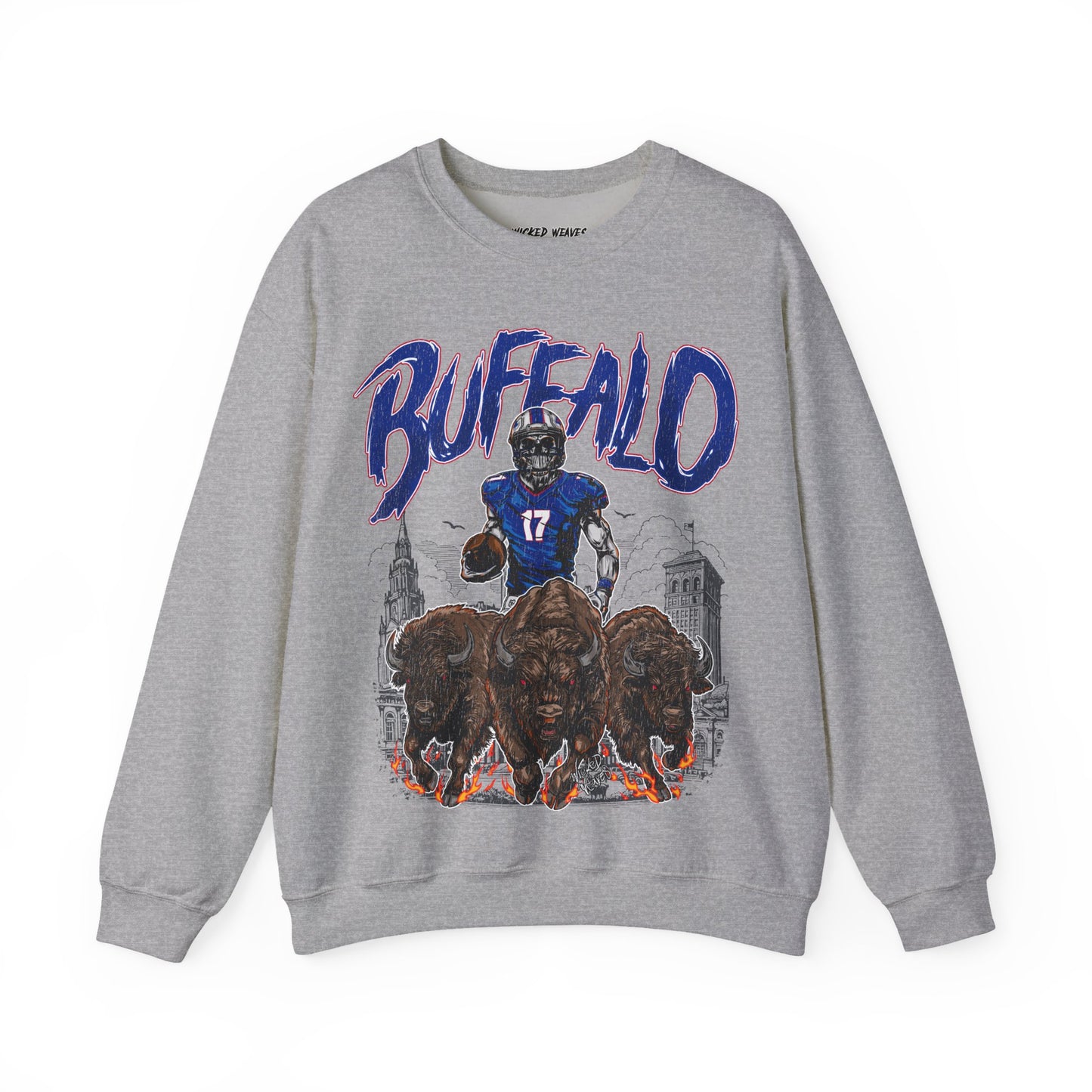 BUFFALO FOOTBALL CREWNECK SWEATSHIRT