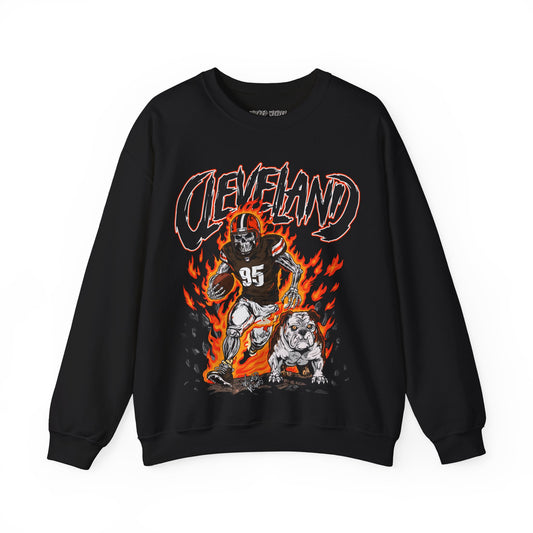 CLEVELAND FOOTBALL CREWNECK SWEATSHIRT